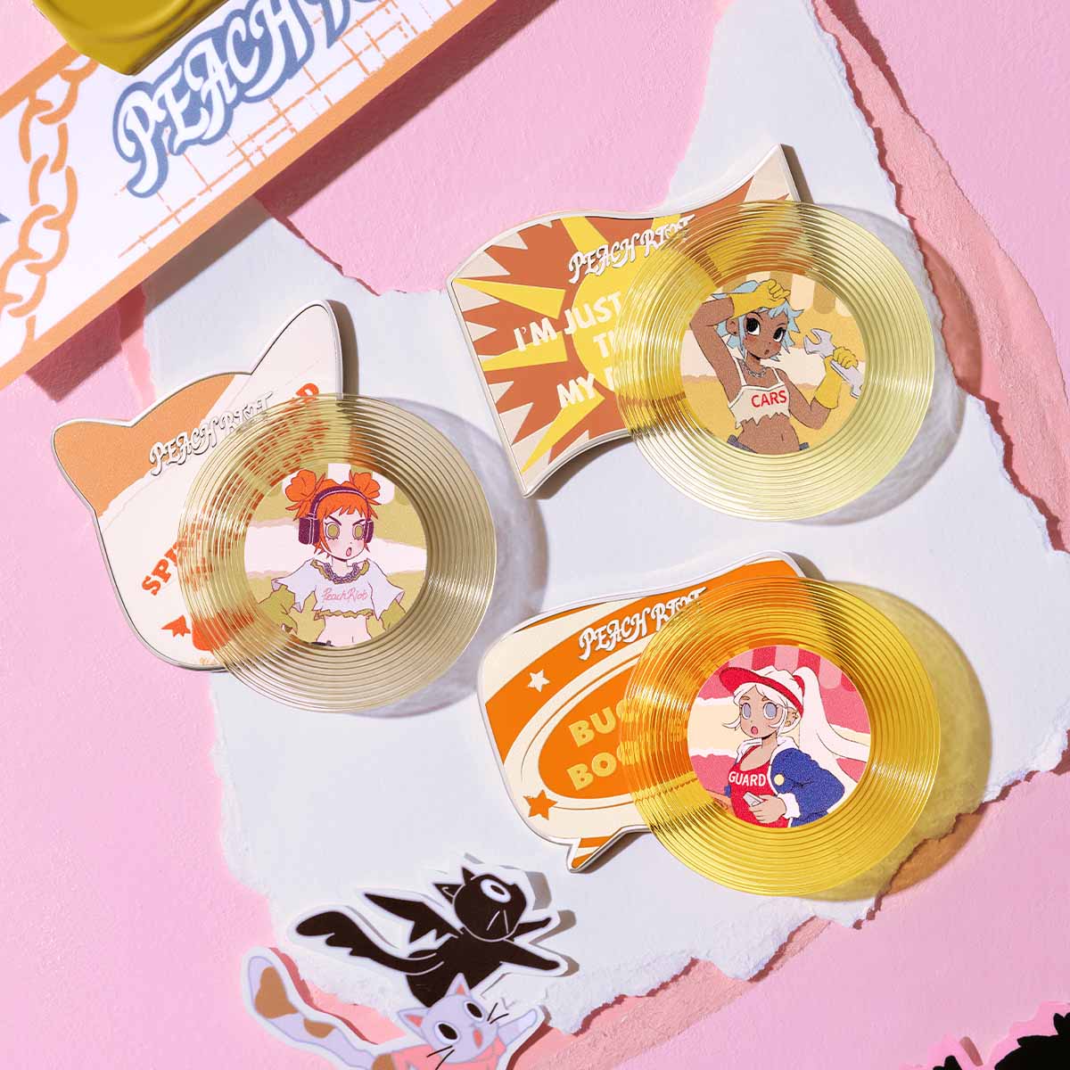  【NEW】POP MART Peach Riot Rush Hour Series-Fridge Magnet Blind Box、mySite、greenlandpopulation