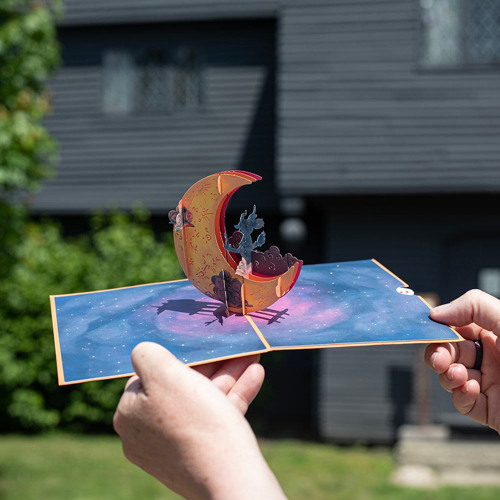 Halloween Witch Pop-Up Card、mySite、solidvoid