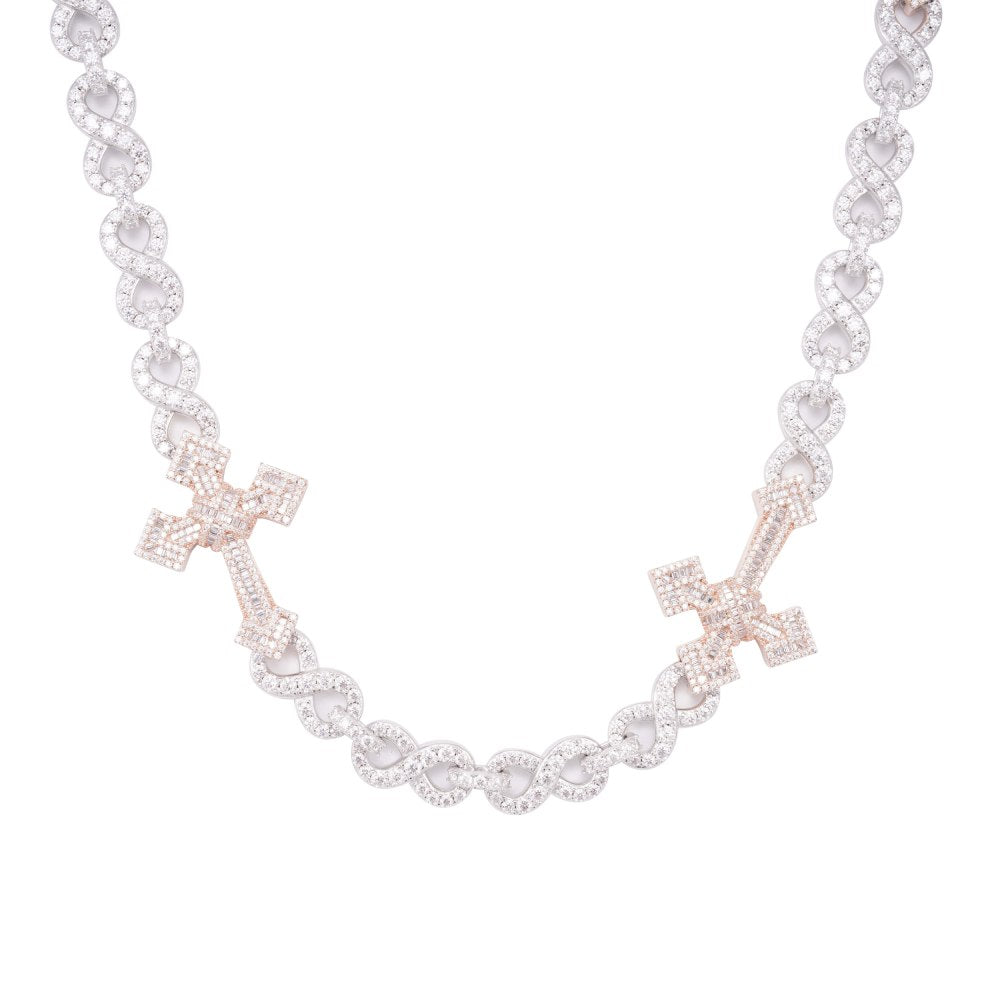 CUSTOM CLASP 15MM Infinity Link Cross Chain、mySite、hinf8tx79