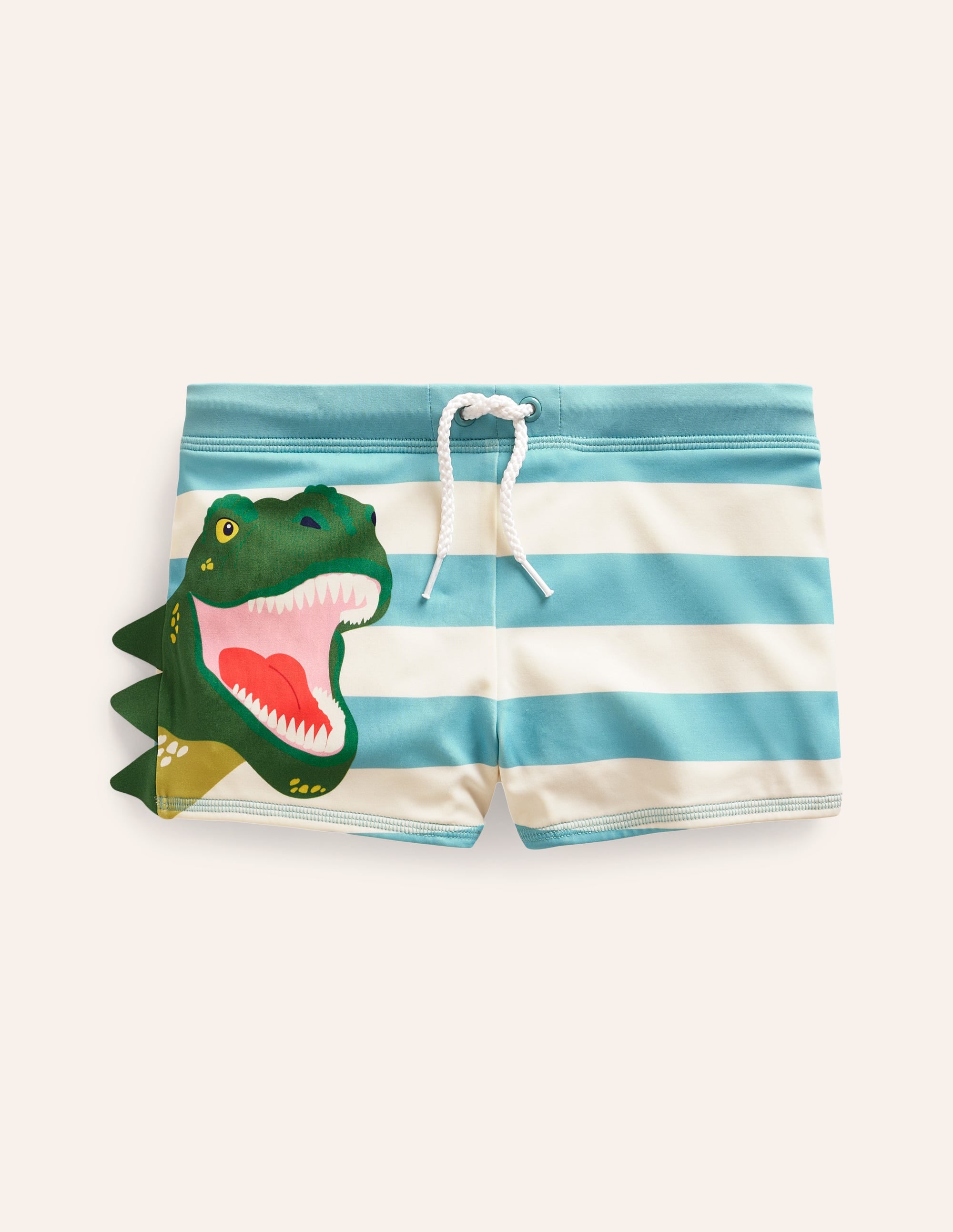 Swim Trunks B1815-Aqua Sea/ Ivory Stripe Dino、mySite、ashleygrahame