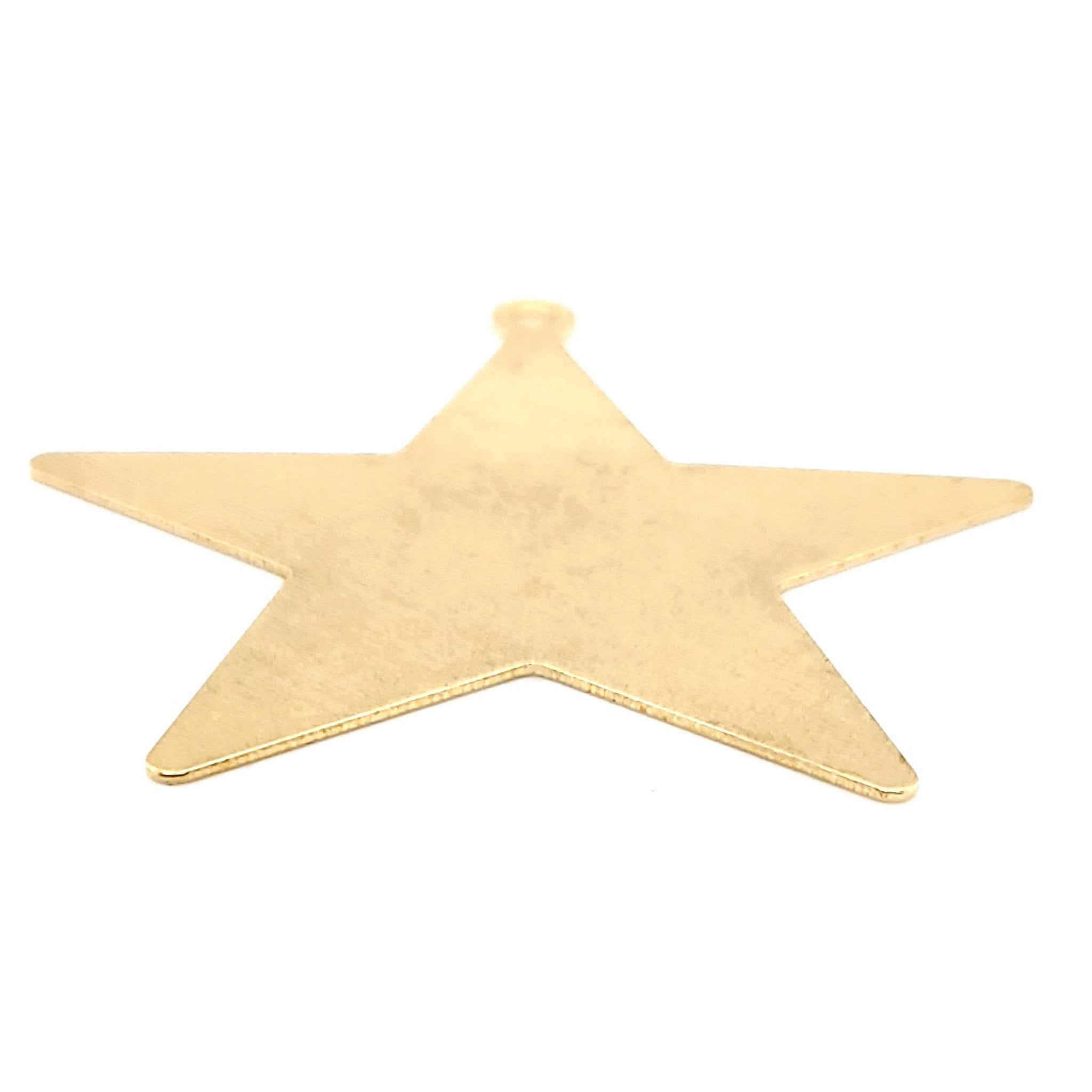Brass Blank Star Pendant With Hole / SBB0211、mySite、dreamappss