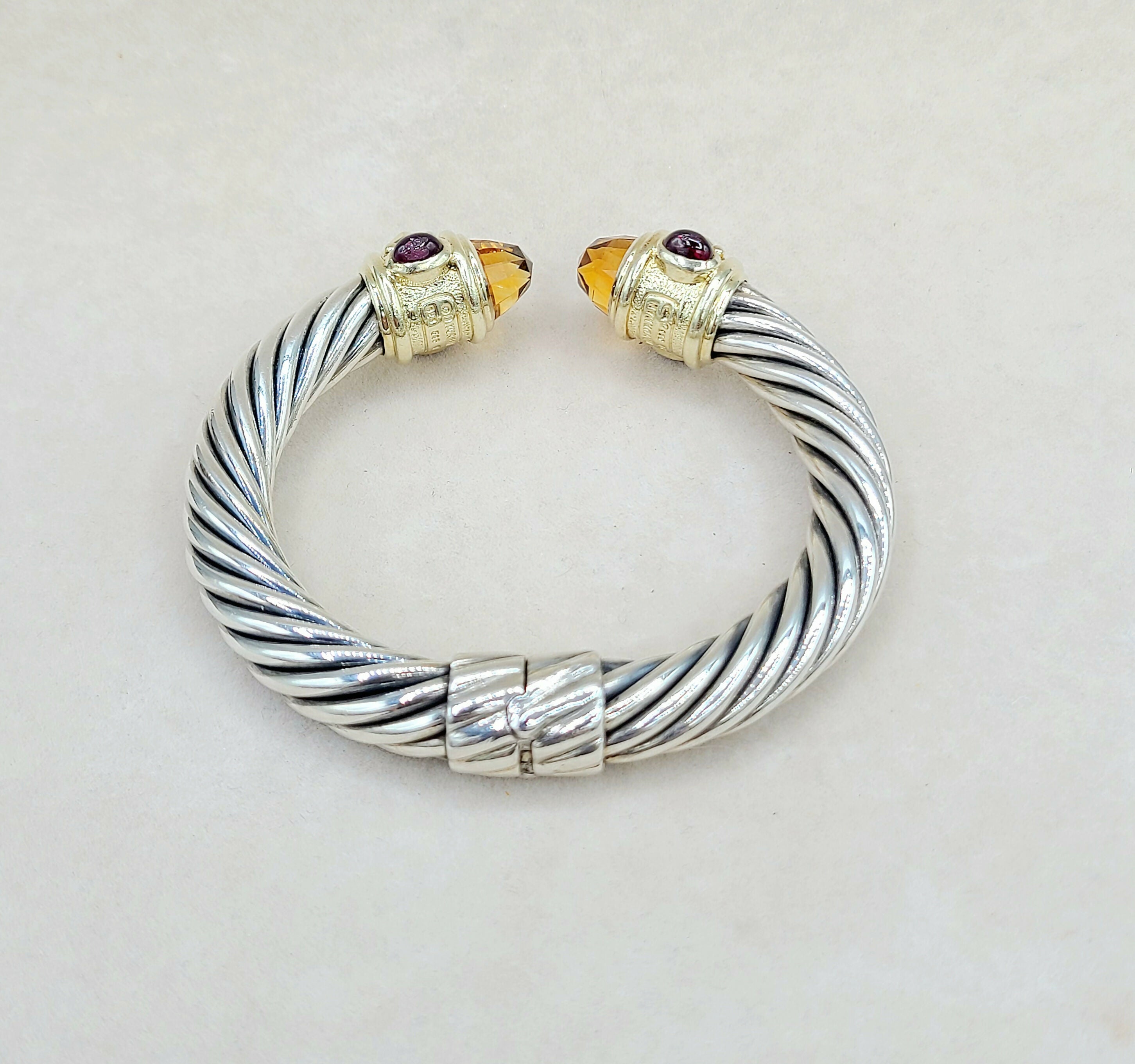 David Yurman Renaissance Bracelet 10mm Citrine & Iolite、mySite、hinf8tx79