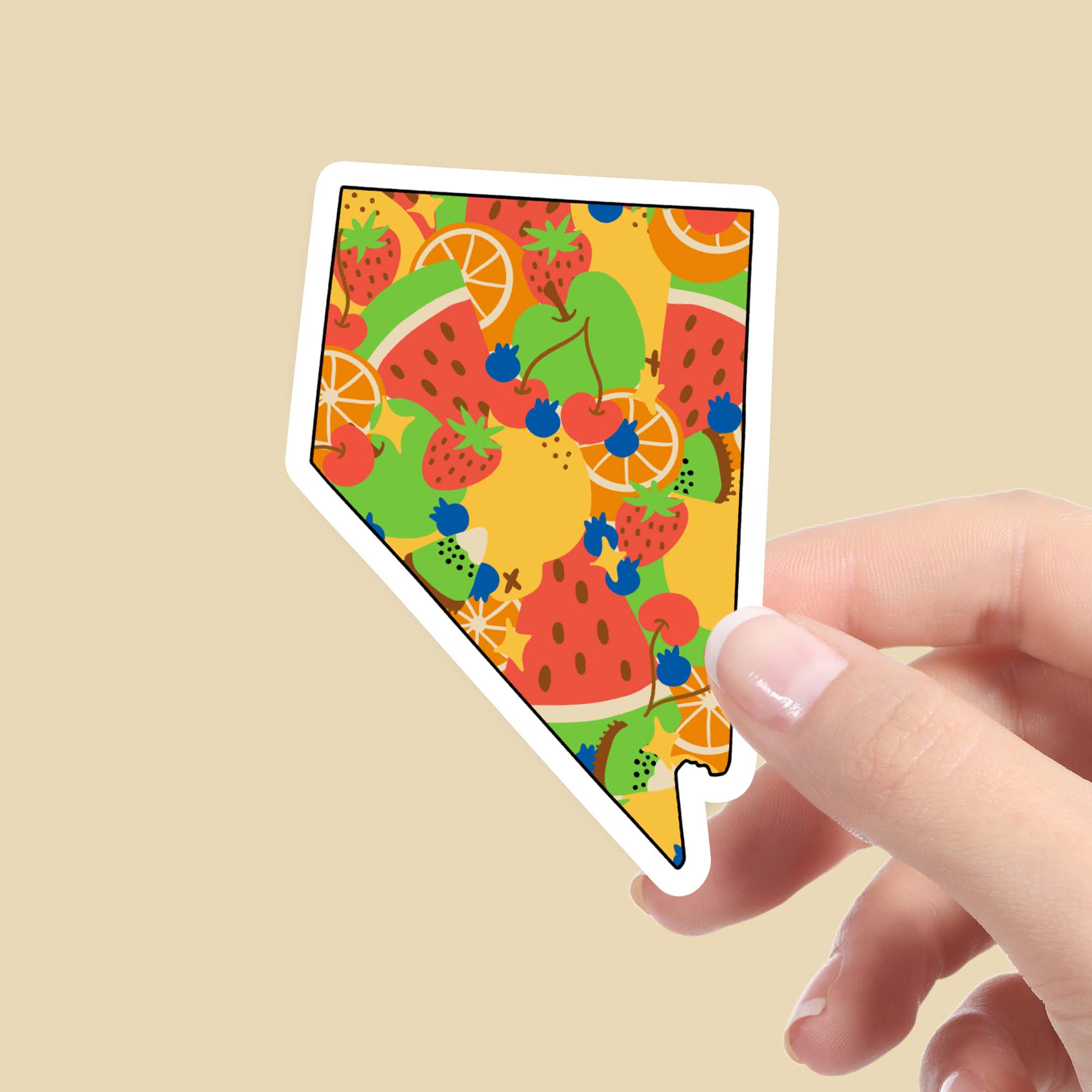  Nevada Fruit Pattern Sticker、mySite、elrpsem3k