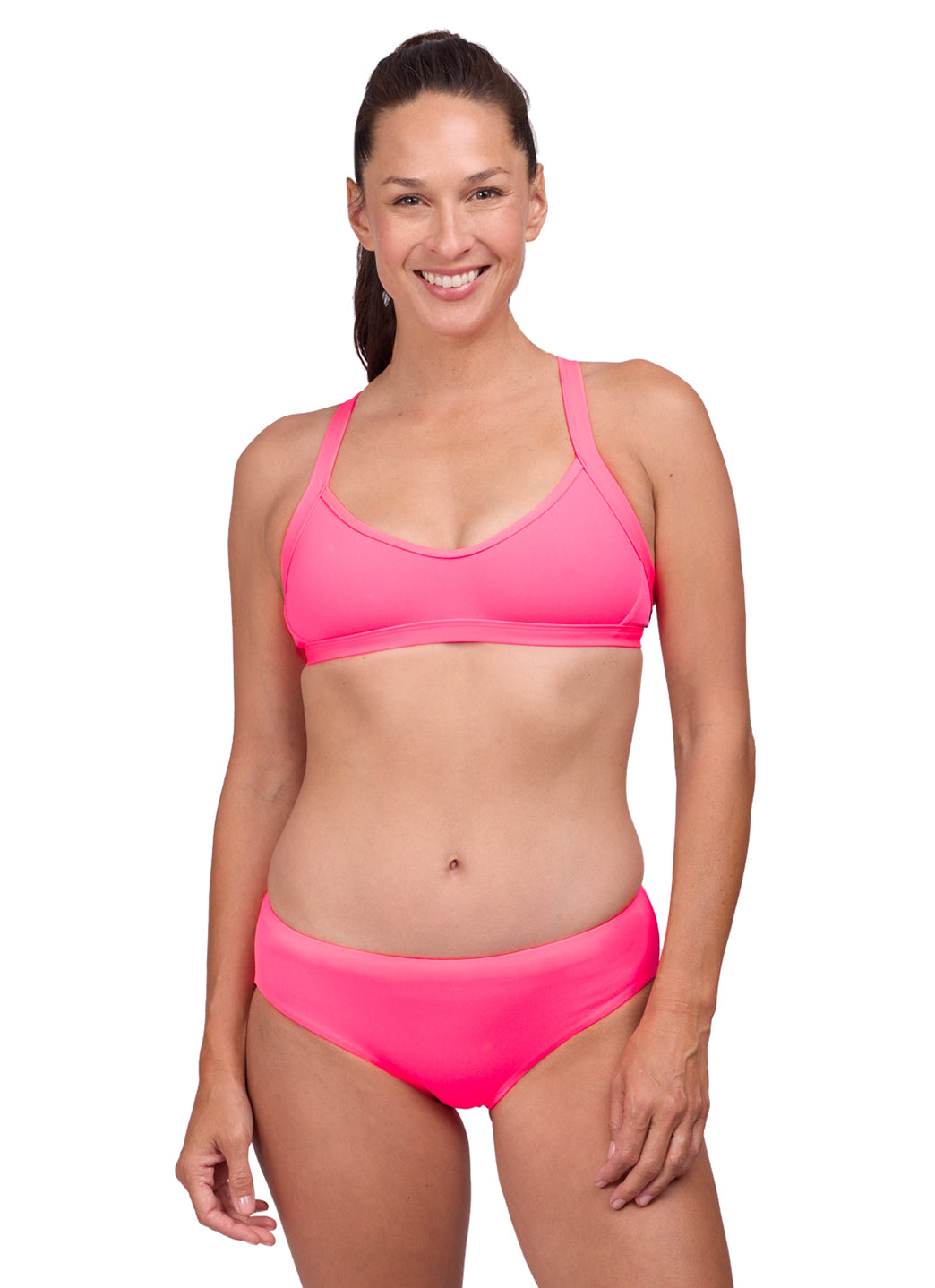 JOLYN Women's Pam Solid Bikini Bottom、mySite、noshort