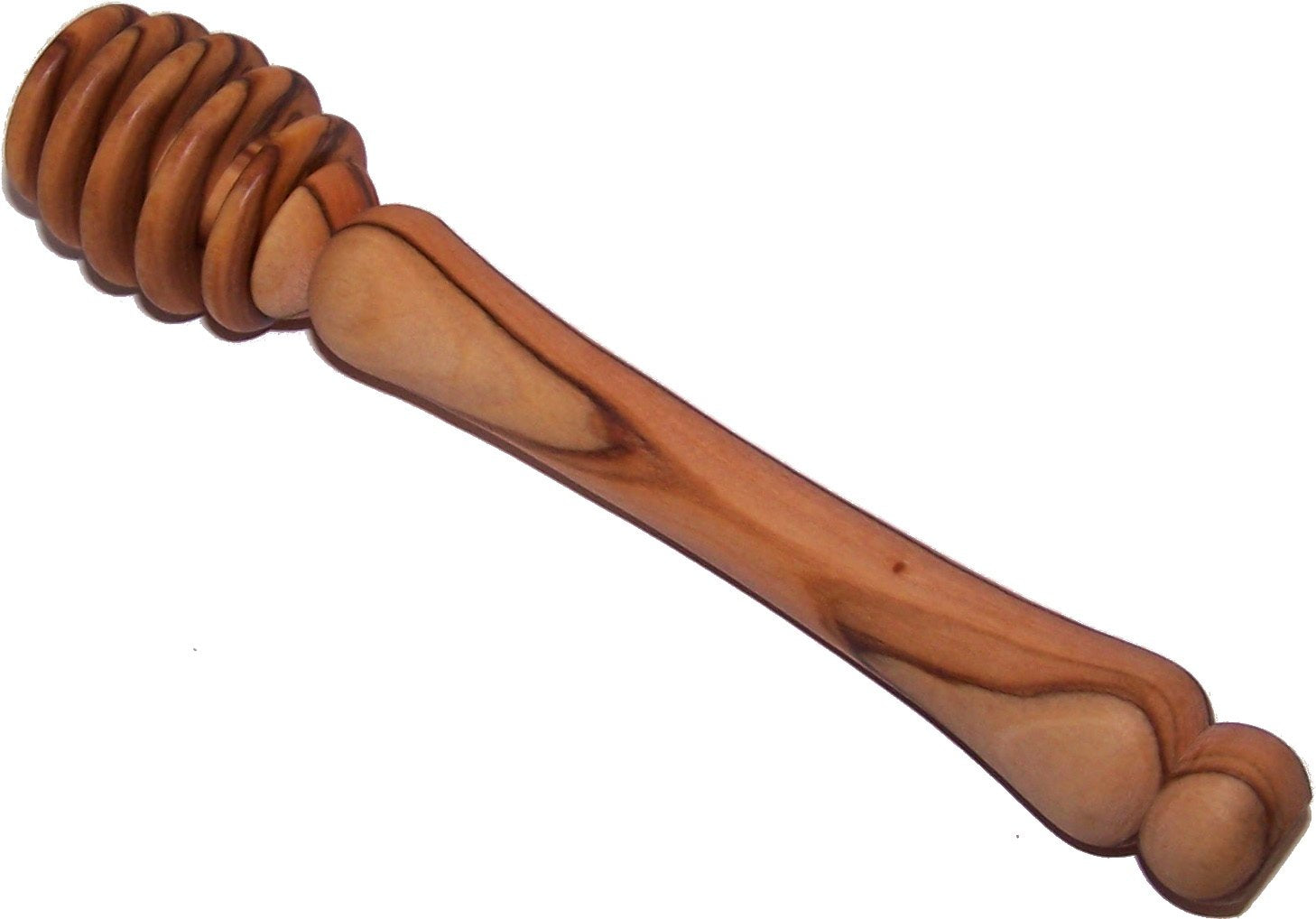  Organic all Natural handcrafted olive wood honey dipper - 2 pieces (length 6) - Asfour Outlet Trademark、mySite、elrpsem3k
