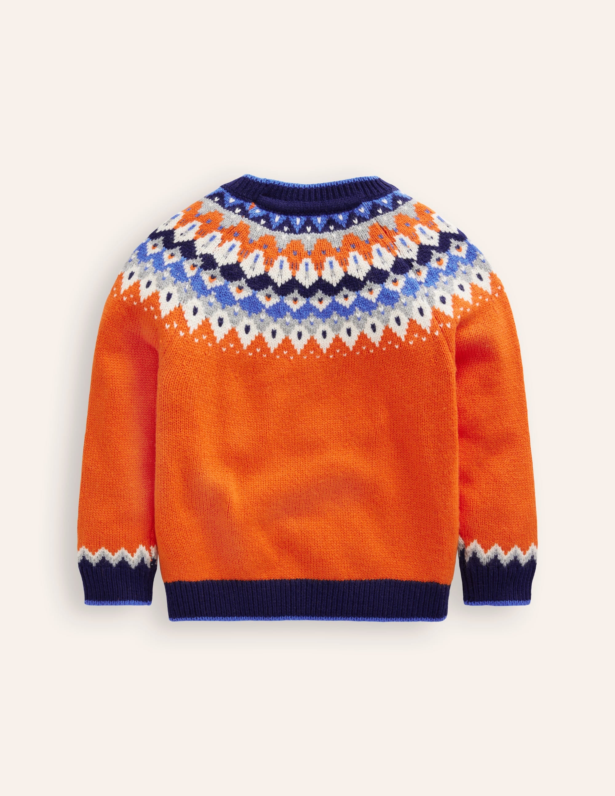  Fair Isle Sweater-Terracotta Orange、mySite、ashleygrahame