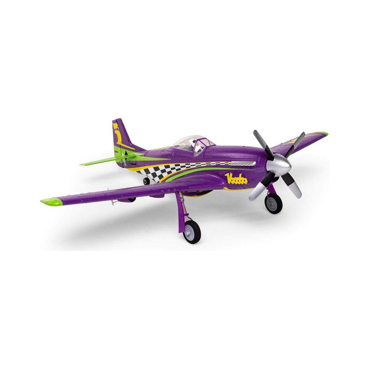  EFLU4350, E-flite UMX P-51D Voodoo BNF Basic Electric Airplane (493mm) w/AS3X & SAFE Select、mySite、merchandisen