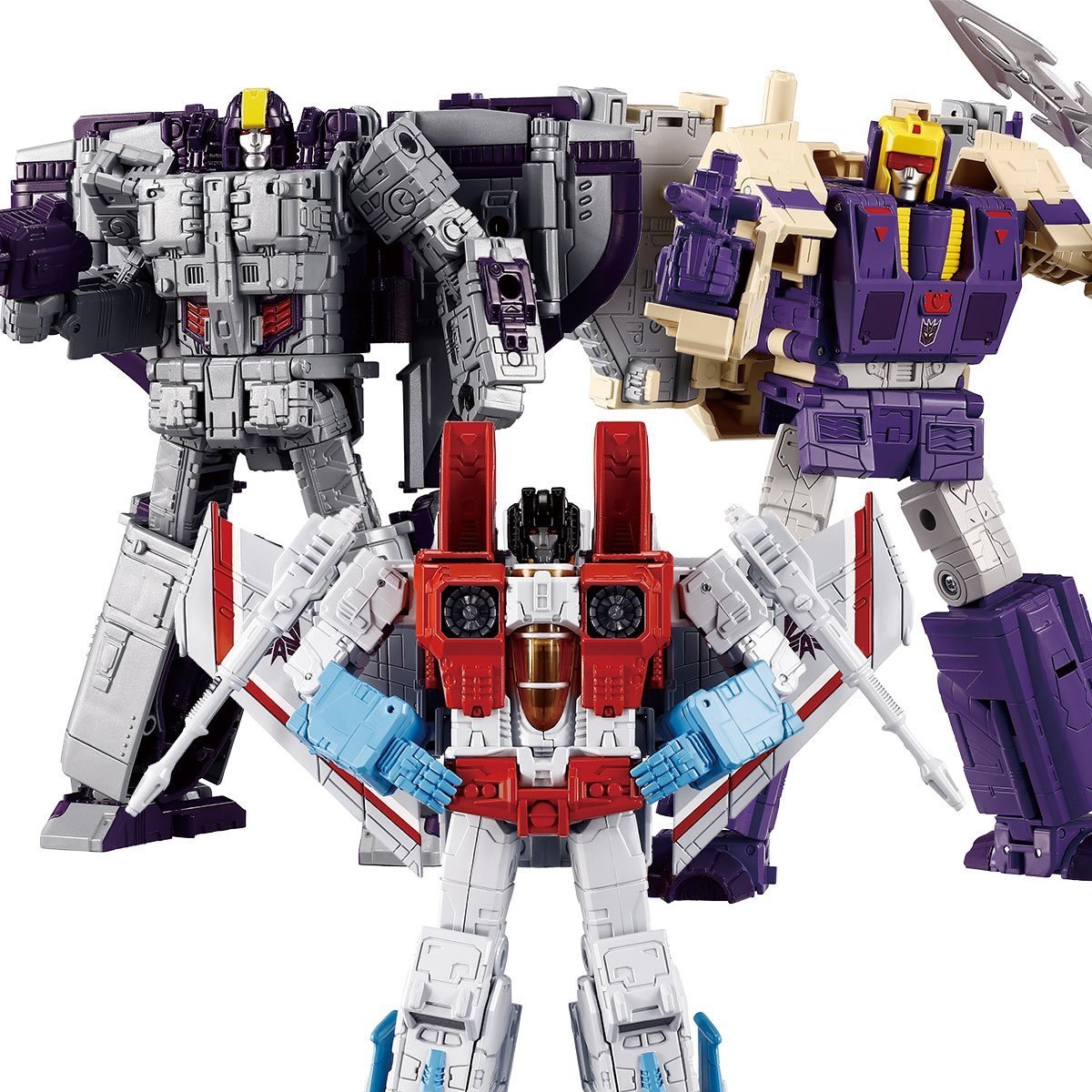 Transformers Dramatic Capture Series DCS-3 Triple Threat Astrotrain, Blitzwing, and Starscream Set、mySite、hgirdovlk