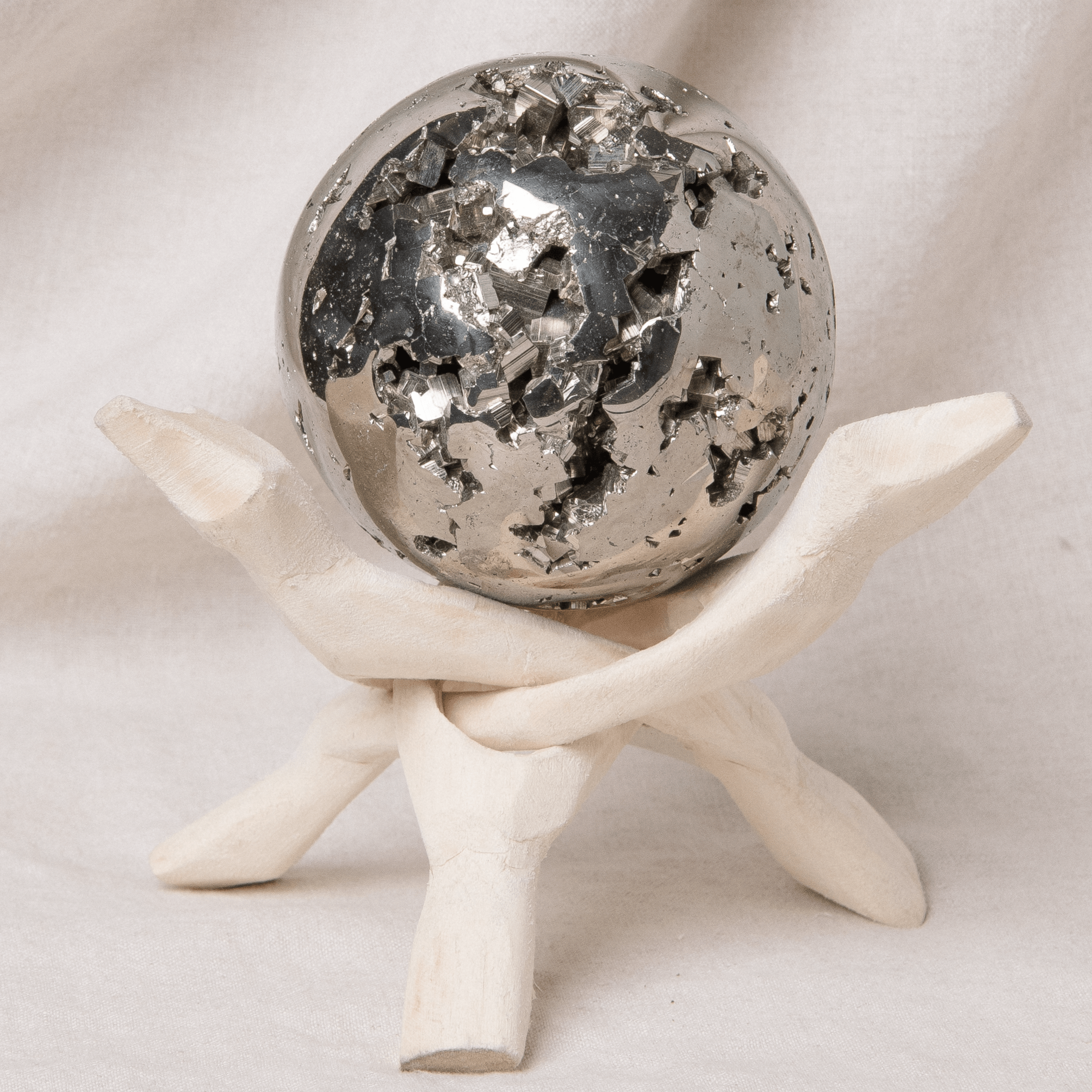 Natural Pyrite Sphere - AAA Premium Quality、mySite、hinf8tx79
