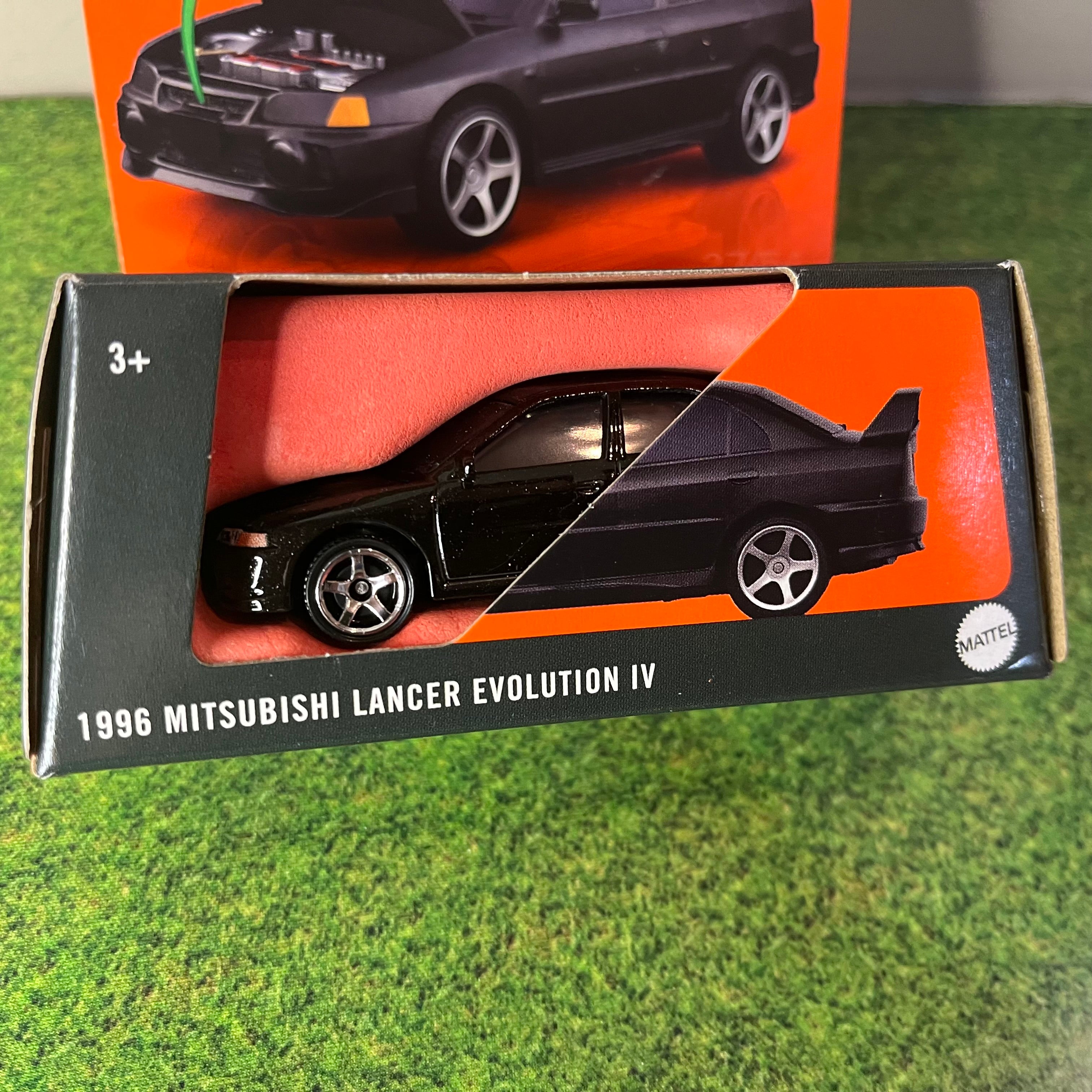 1996 Mitsubishi Lancer Evolution IV * BLACK * 2024 Matchbox Moving Parts Case J、mySite、hgirdovlk