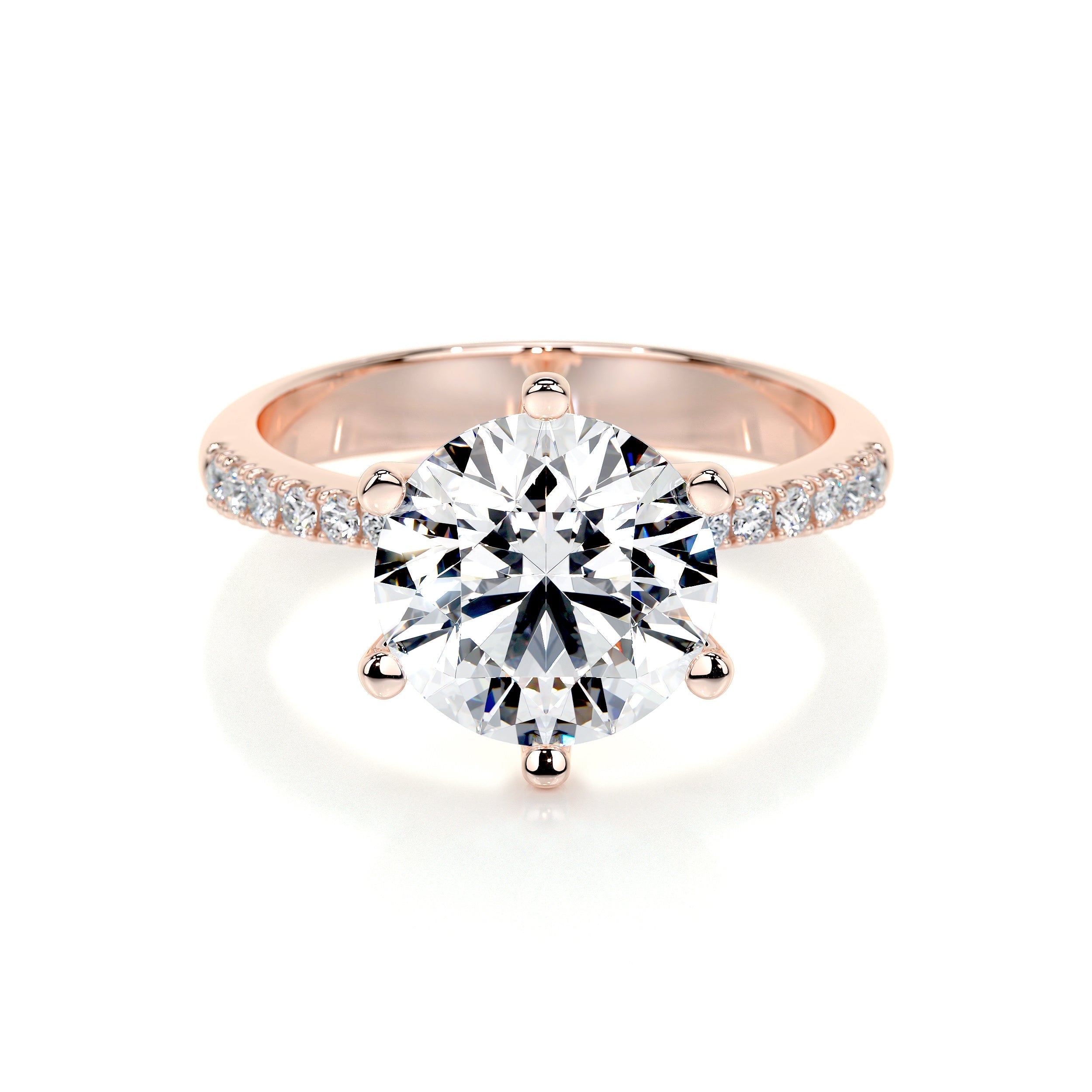 Samantha Lab Grown Diamond Ring -14K Rose Gold (RTS)、mySite、hinf8tx79