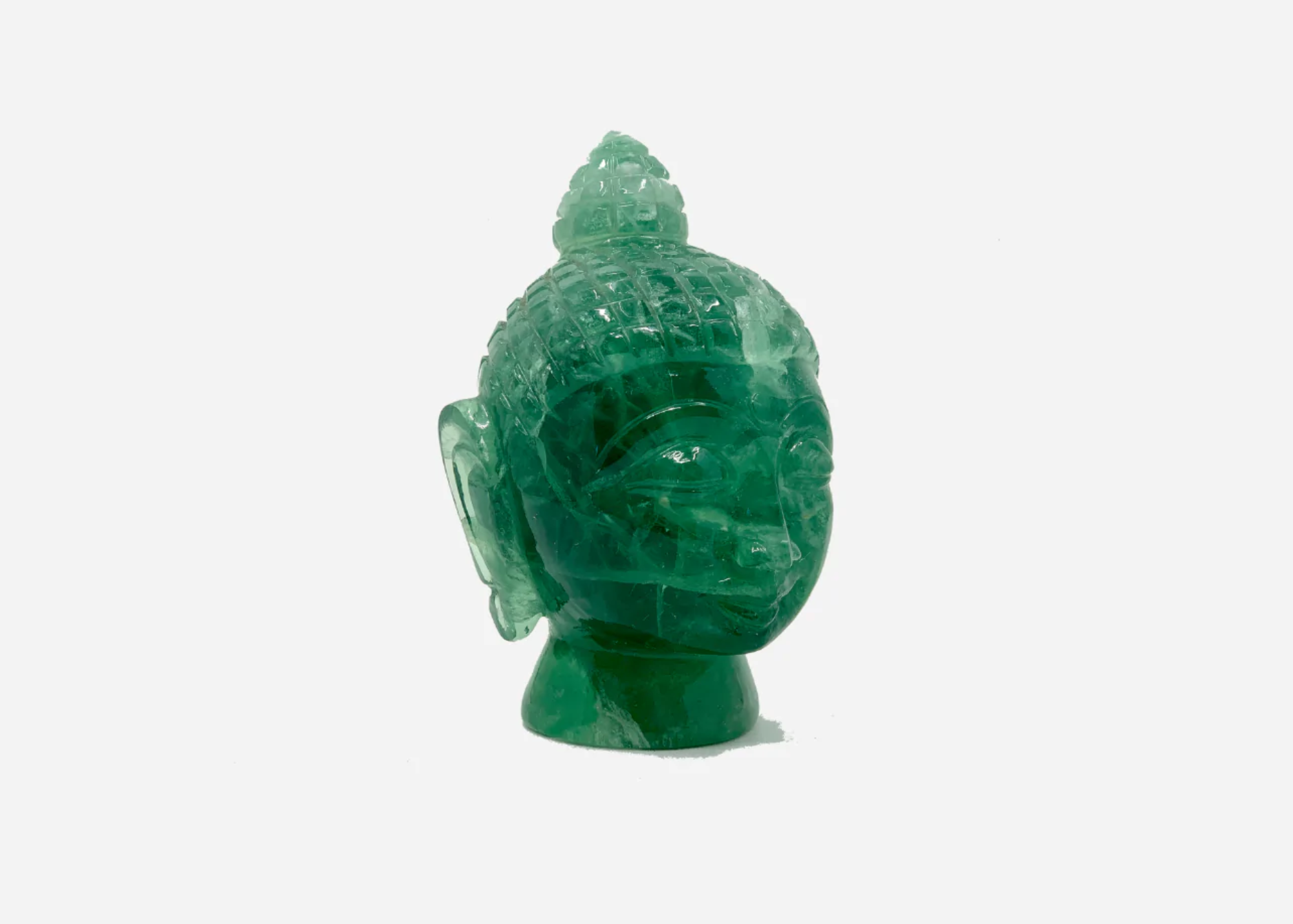 Buddha Head - Green Flourite (Small, 12cm)、mySite、topwebapps
