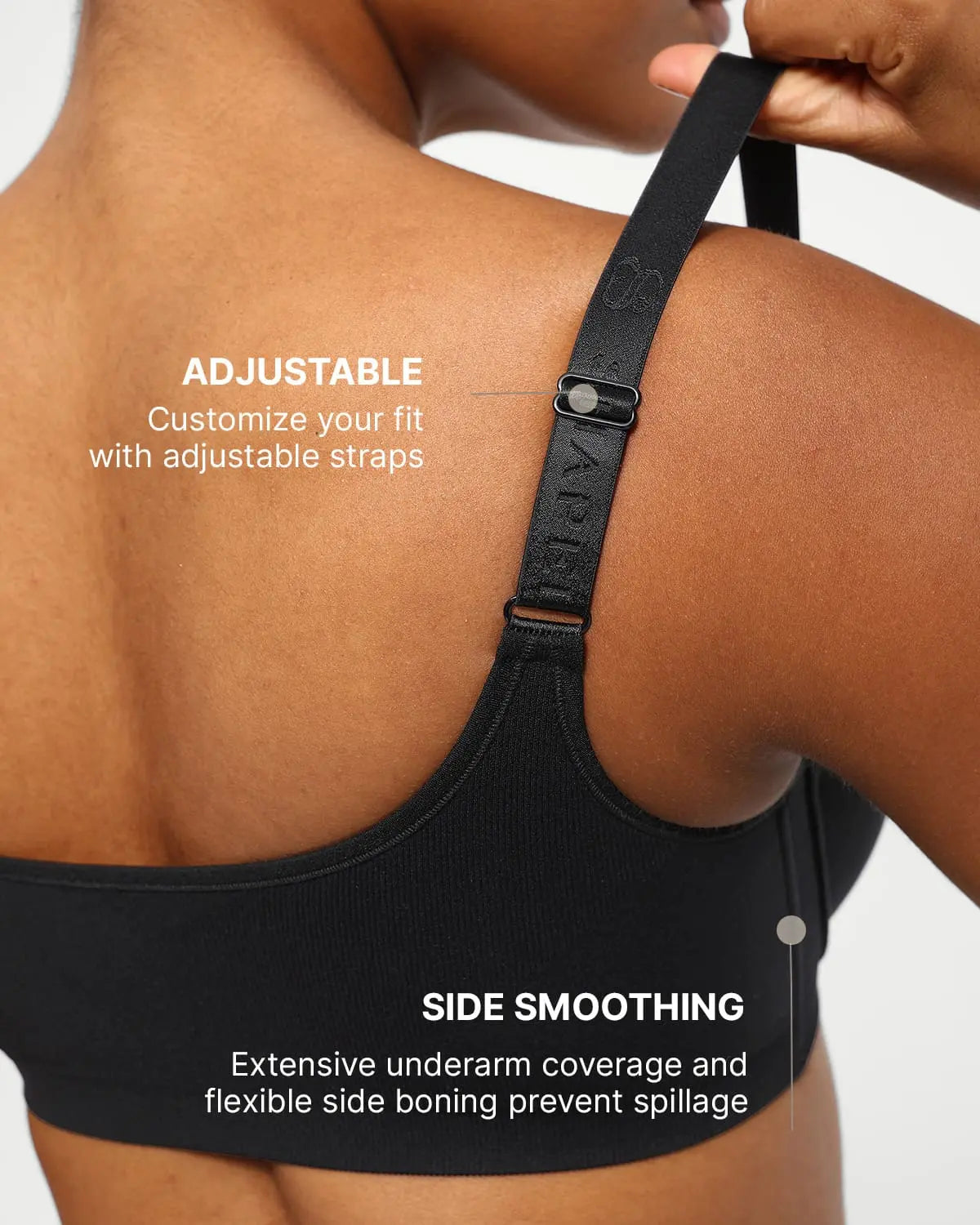 Front Close Underwired Bra-Black、mySite、bengalsvssteelers