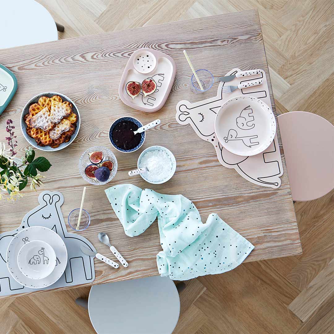  Done by Deer Silicone Placemat - Powder - Dreamy Dots、mySite、merchandisen