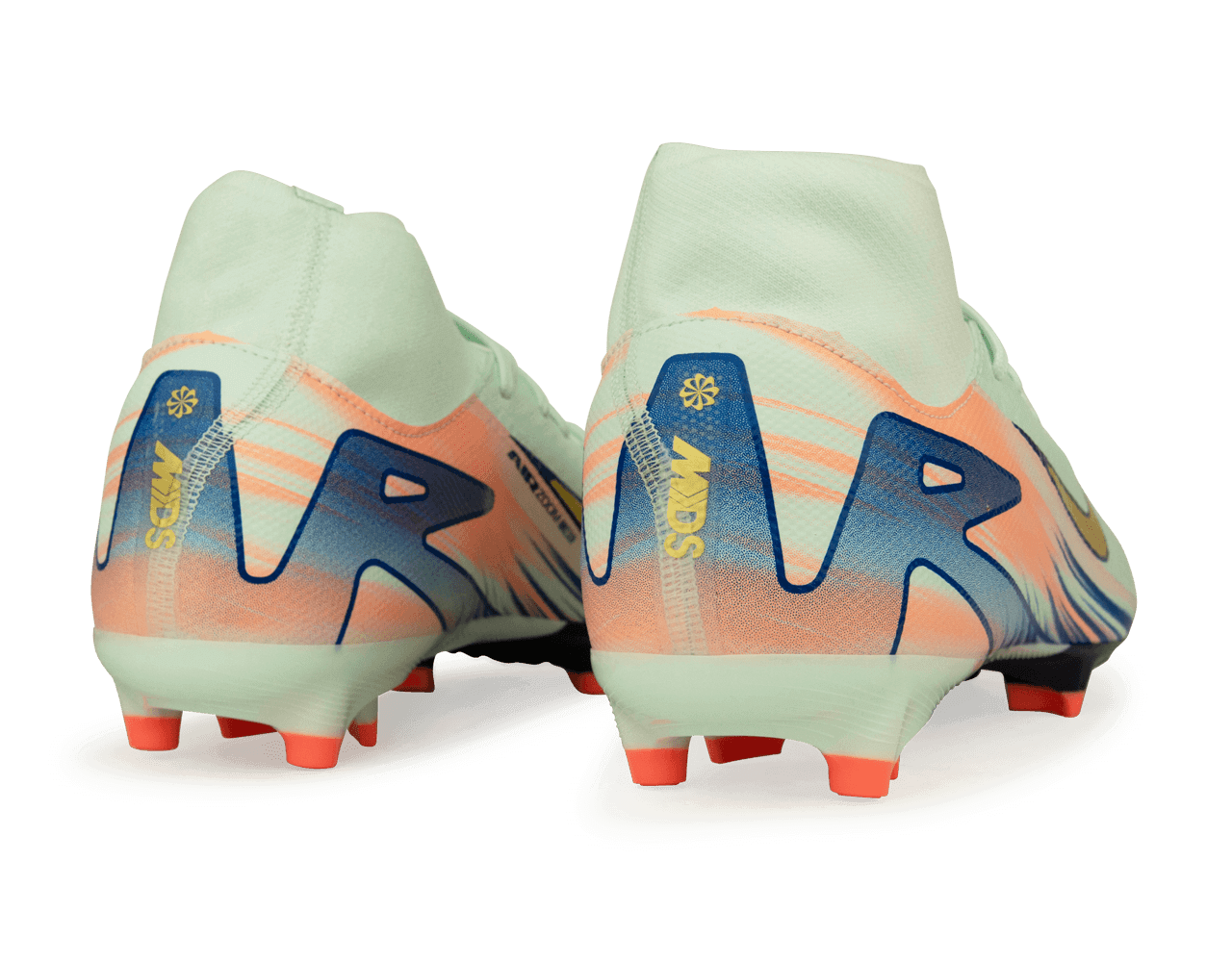 Nike Men's Zoom Mercurial Superfly 10 Academy MDS 009 FG/MG Barely Green/Metallic Gold、mySite、noshort