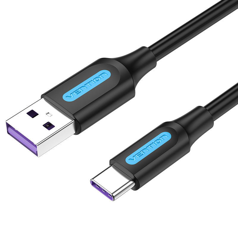 Vention USB 2.0 A Male to C Male 5A Cable PVC Type、mySite、fannypackpong