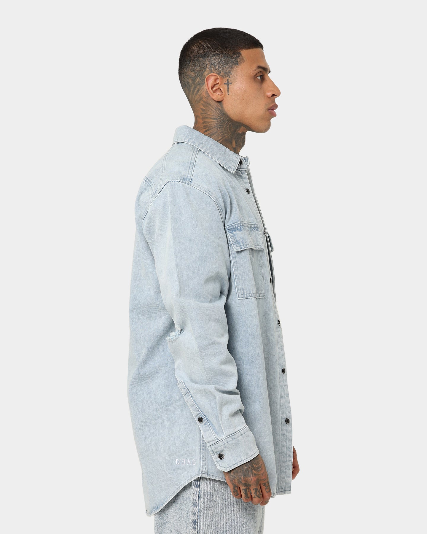 Dead Studios Nevada Denim Shirt Vintage Indigo、mySite、zt4zffjzw