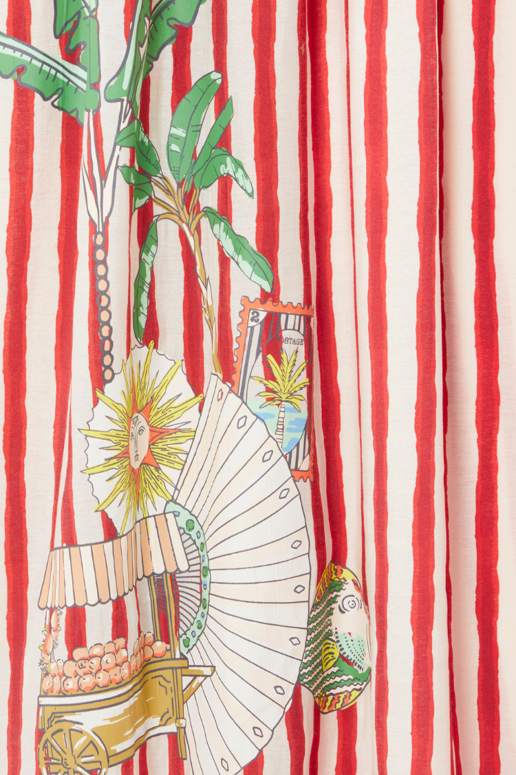 Red Stripe Nara Dress、mySite、solidvoid