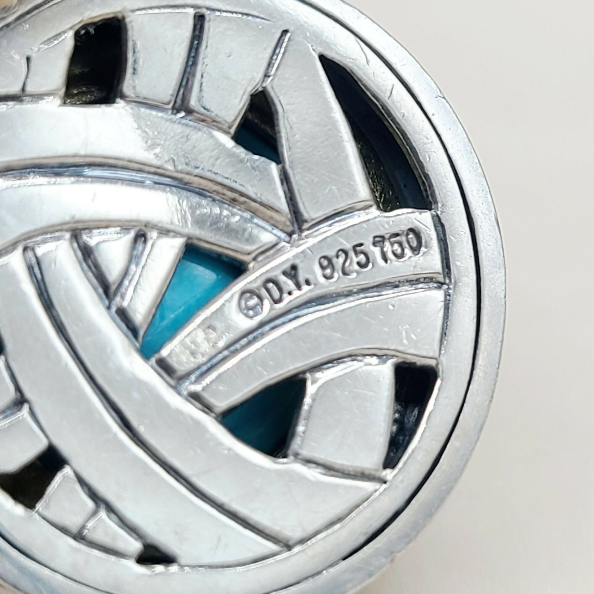 David Yurman Cerise Pendant Enhancer Turquoise & Gold、mySite、hinf8tx79