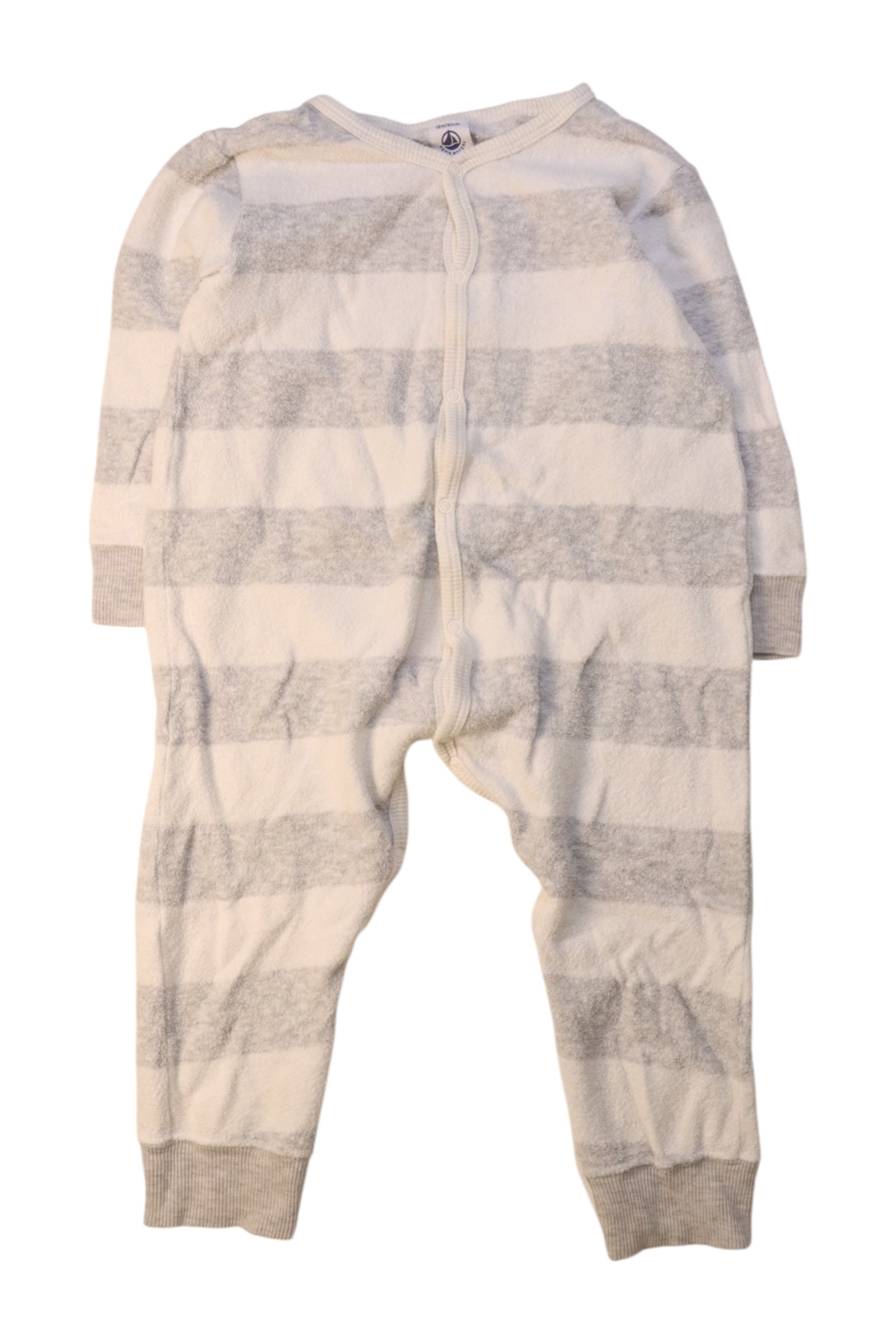 Petit Bateau Striped Onesie 12-18M、mySite、g9winljtr