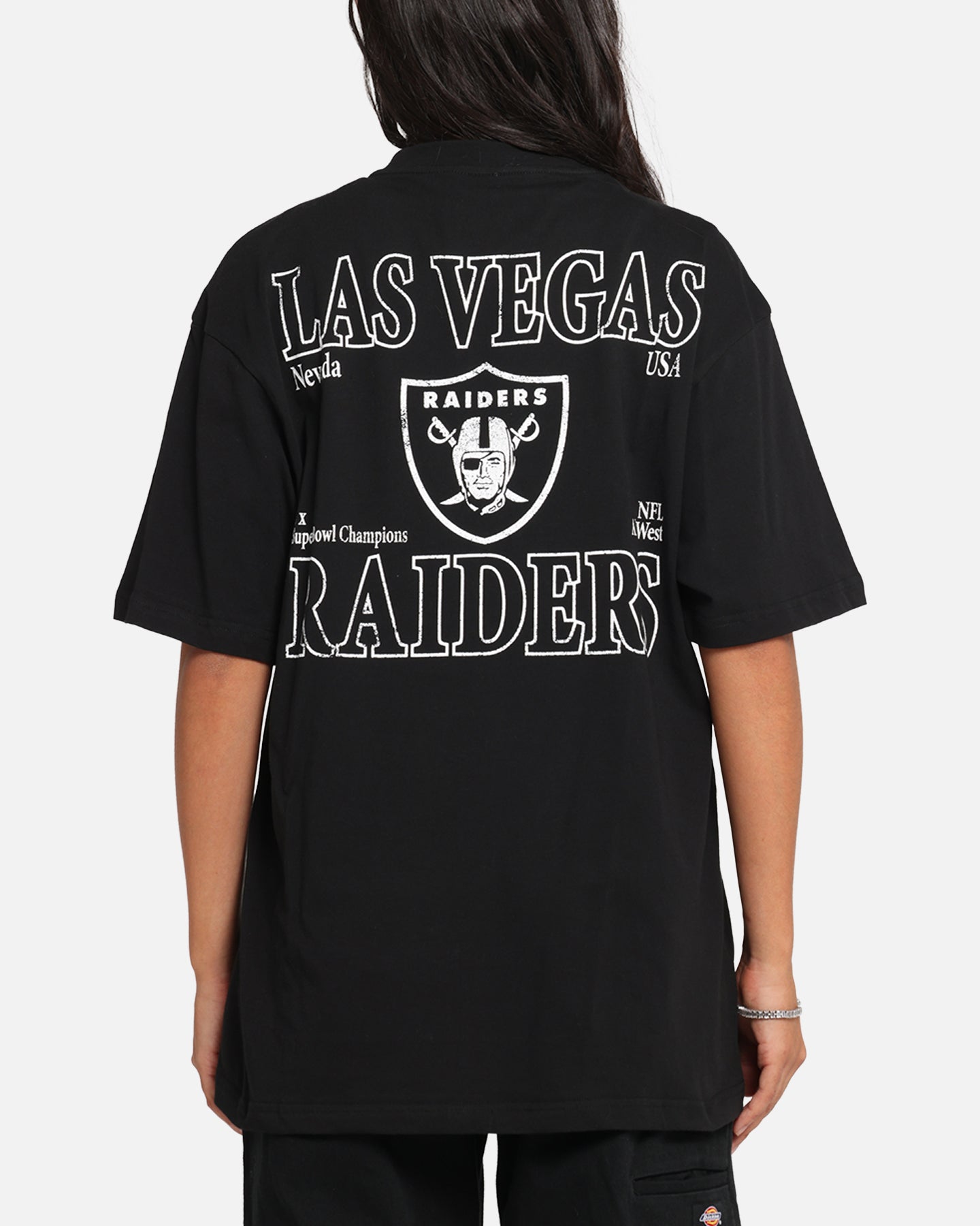 Majestic Athletic Las Vegas Raiders Cassell Wordmark T-Shirt Black、mySite、zt4zffjzw