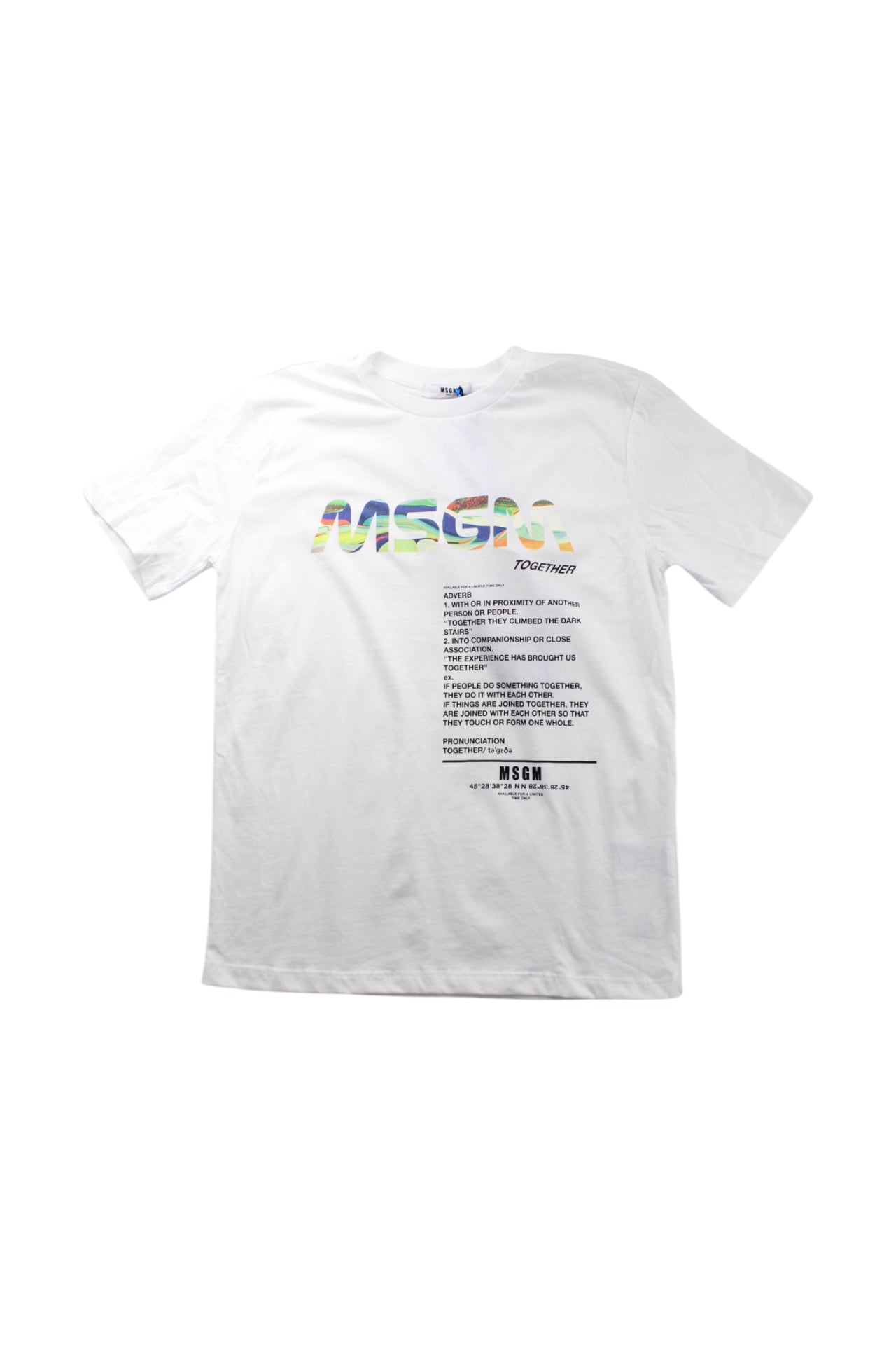 MSGM Graphic T-Shirt 12Y、mySite、g9winljtr
