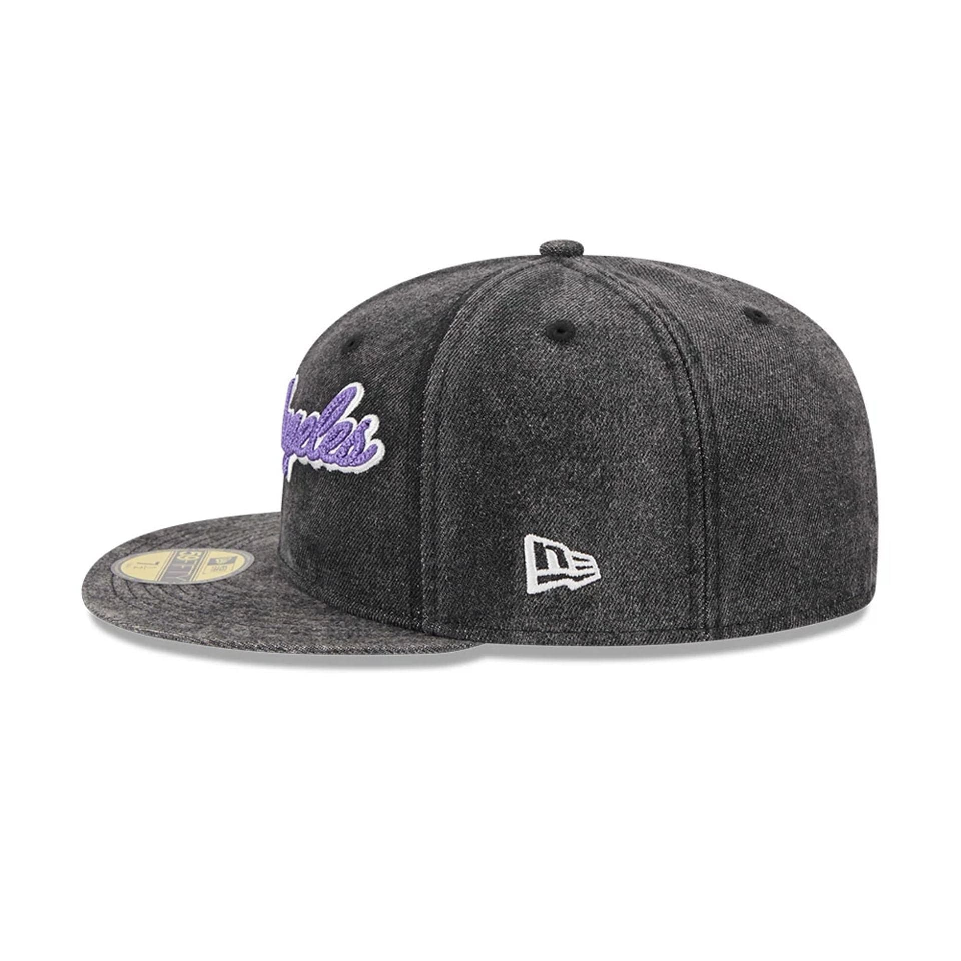 LA Lakers NBA SC Pastel Black 59FIFTY Fitted Cap、mySite、vikingsvslions