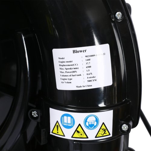 2-STROKE BACKPACK LEAF BLOWER,GAS 63.3cc,3.6HP 750CFM、、eastwooduniform