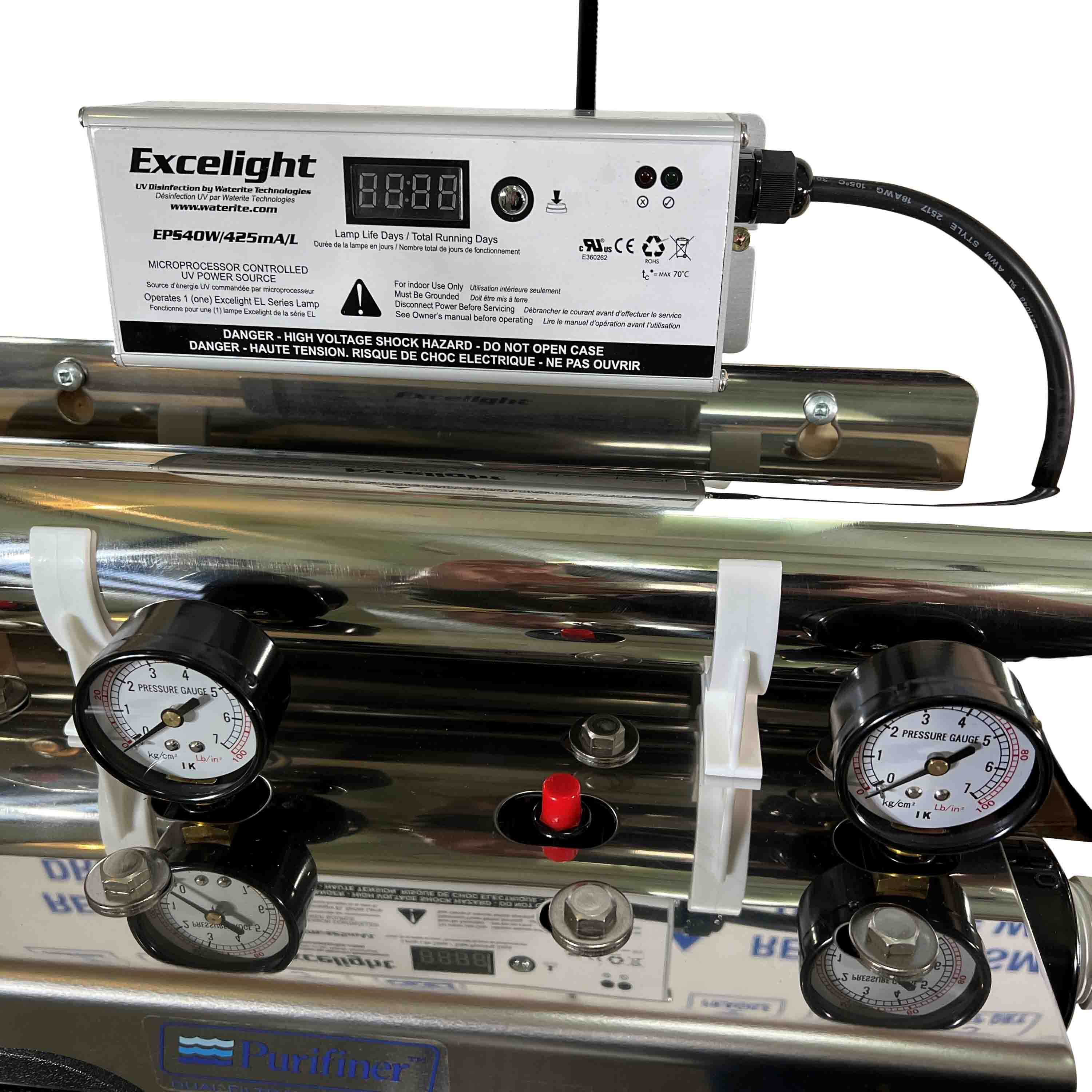 Purifiner Dulpex 8 gpm Minirack UV System FSBB10210UV8、mySite、noshort