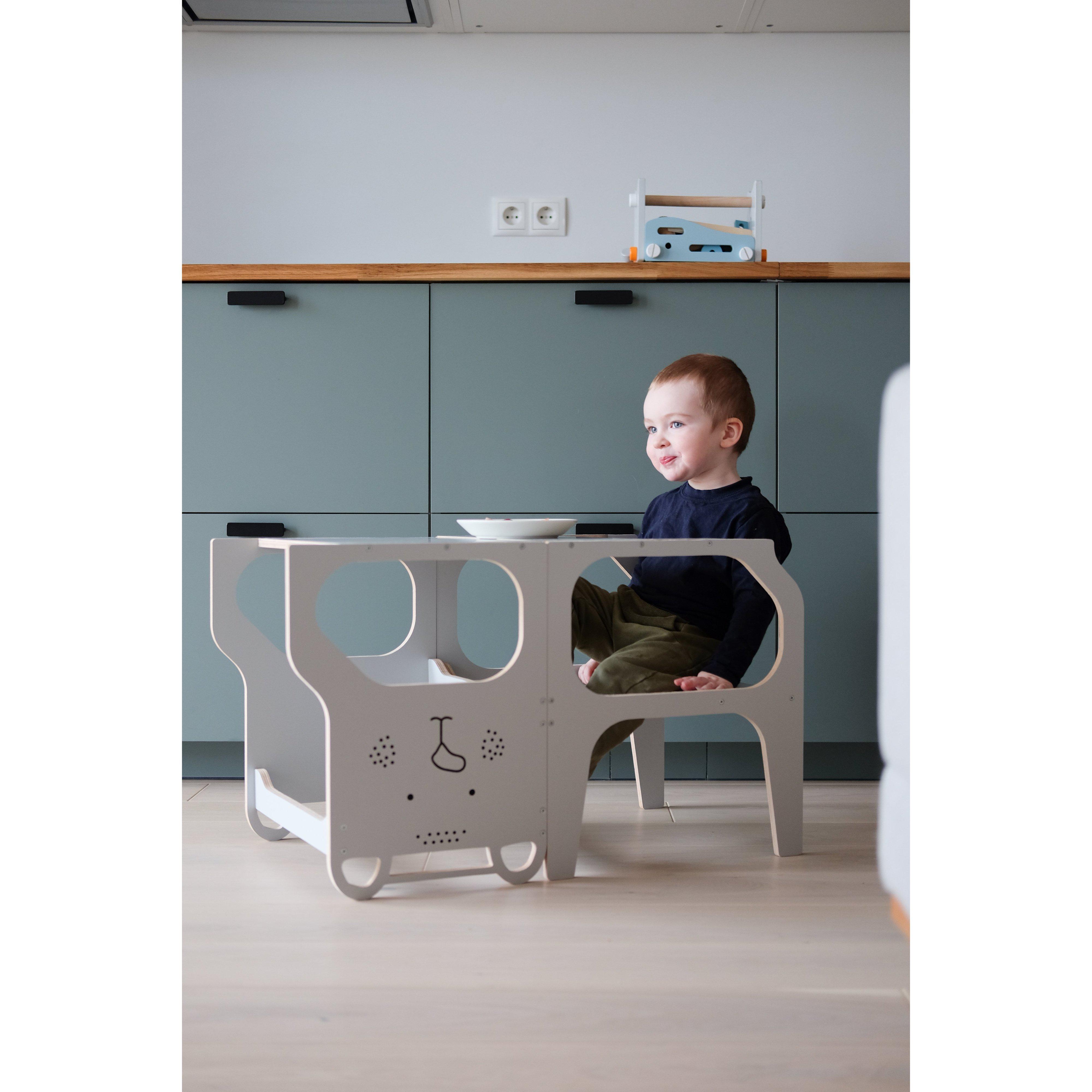 Wooden Teddy Multi-Function Kids Chair Table Learning Tower、mySite、gigharbornorthrealestate