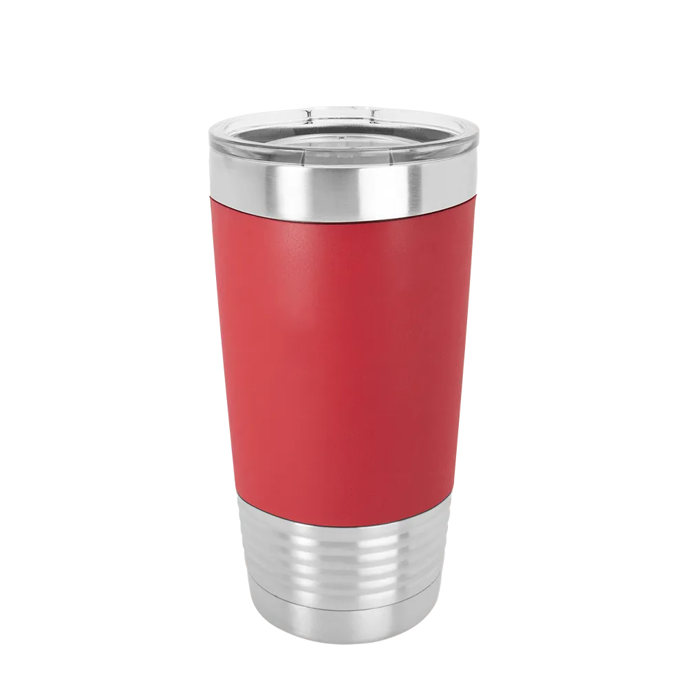 Polar Camel 20 oz. Tumbler w/ Silicone Grip & Clear Lid、mySite、noshort