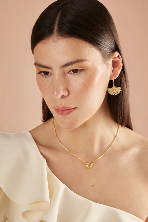  Karo Gold Earrings、mySite、elrpsem3k
