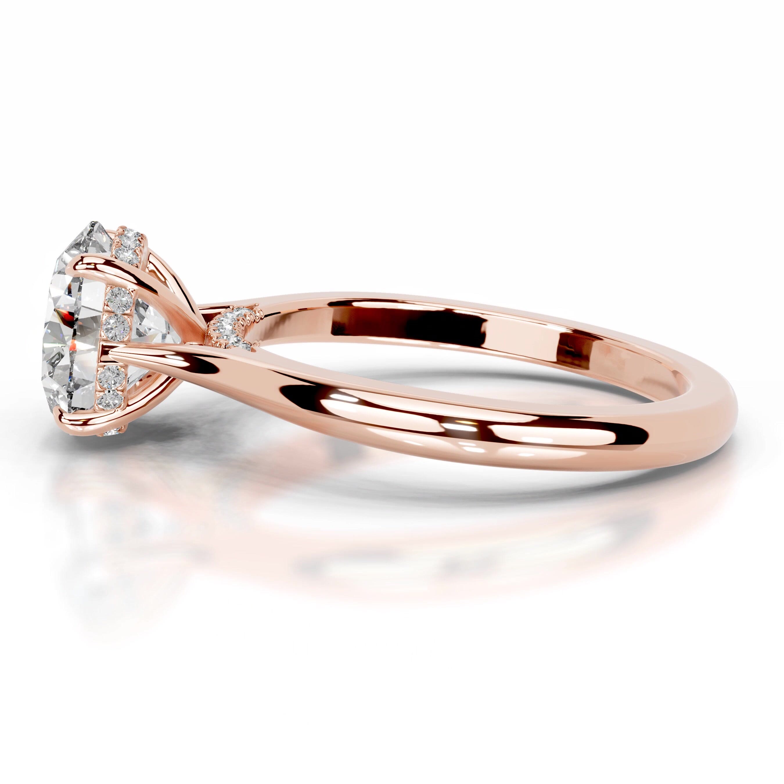Kiara Lab Grown Diamond Ring - 14K Rose Gold、mySite、hinf8tx79