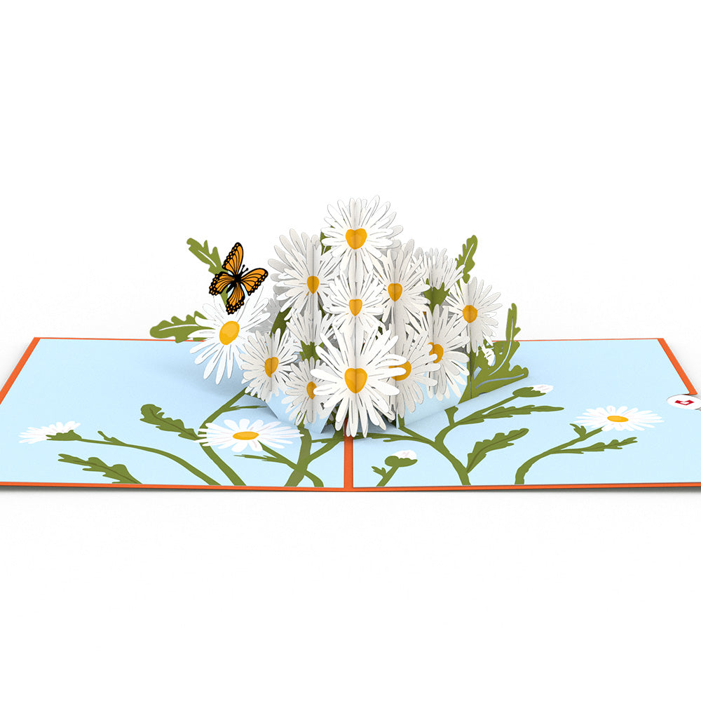 Daisies with Monarch Butterfly Pop-Up Card、mySite、solidvoid