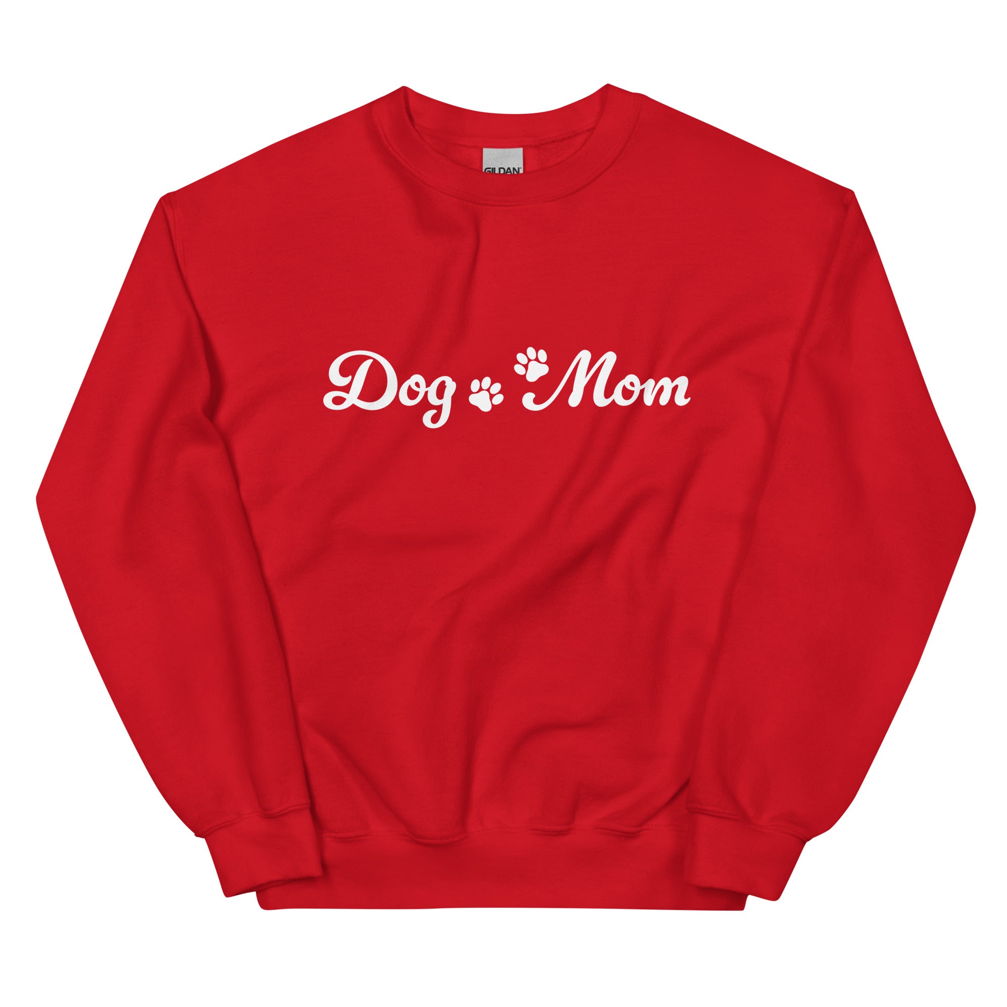 Paw Print Dog Mom Crewneck Sweatshirt、mySite、camillekostekn
