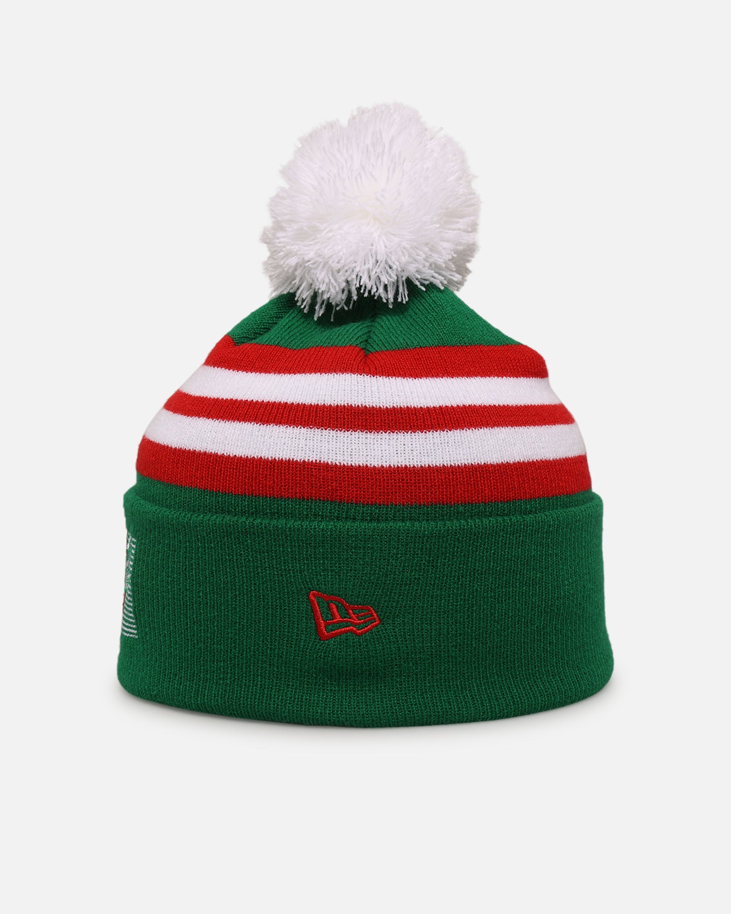 New Era South Sydney Rabbitohs 'NRL 2025 Collection' Knitted Badged Beanie Official Team Colour、mySite、zt4zffjzw