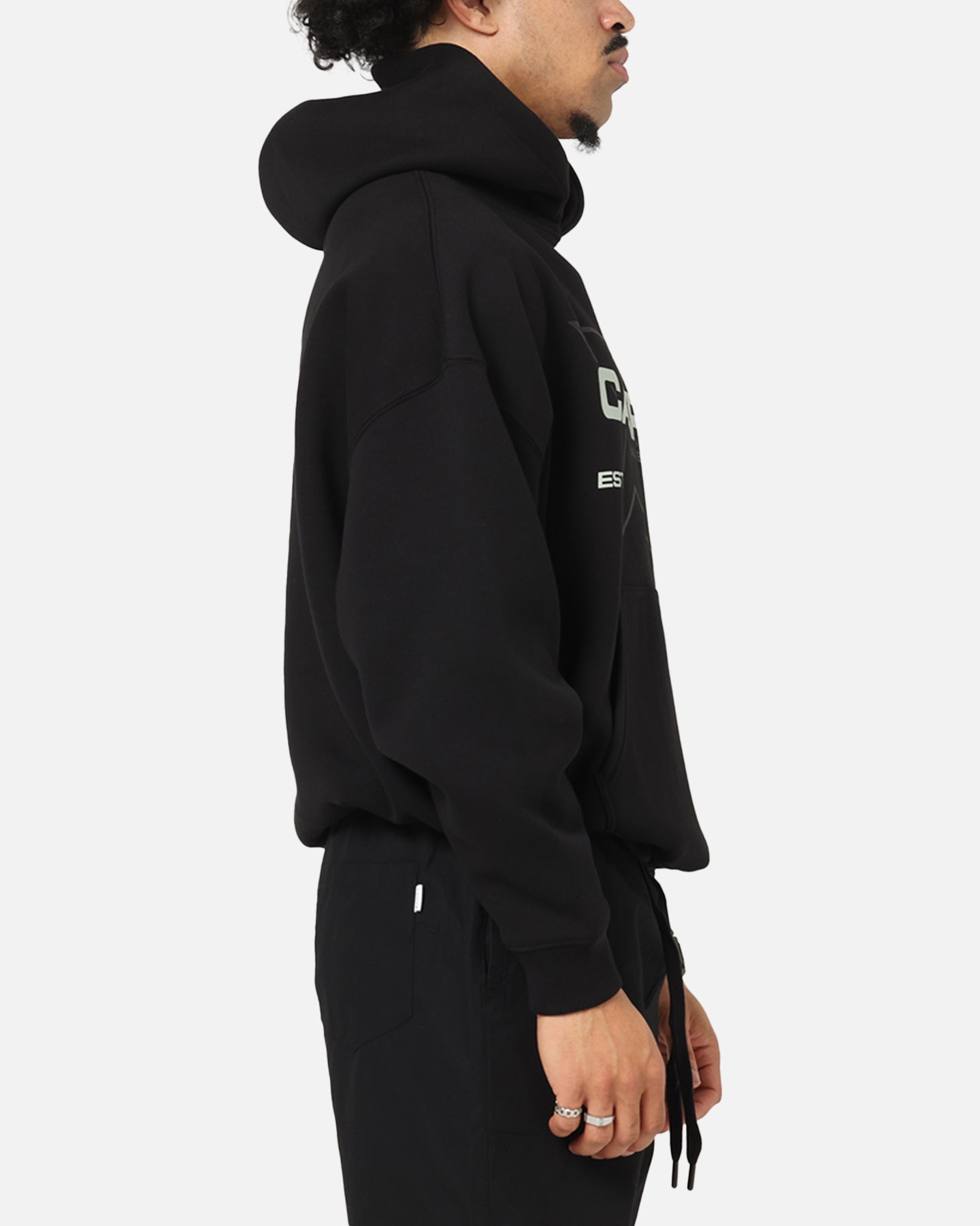 Carre Outlined Hoodie Black、mySite、zt4zffjzw