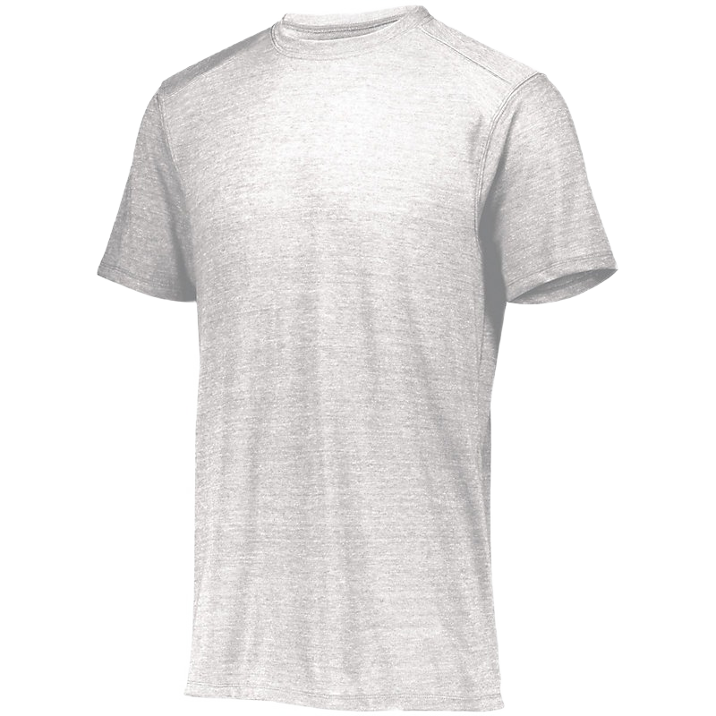 Augusta Youth Tri-Blend Tee - White、mySite、noshort