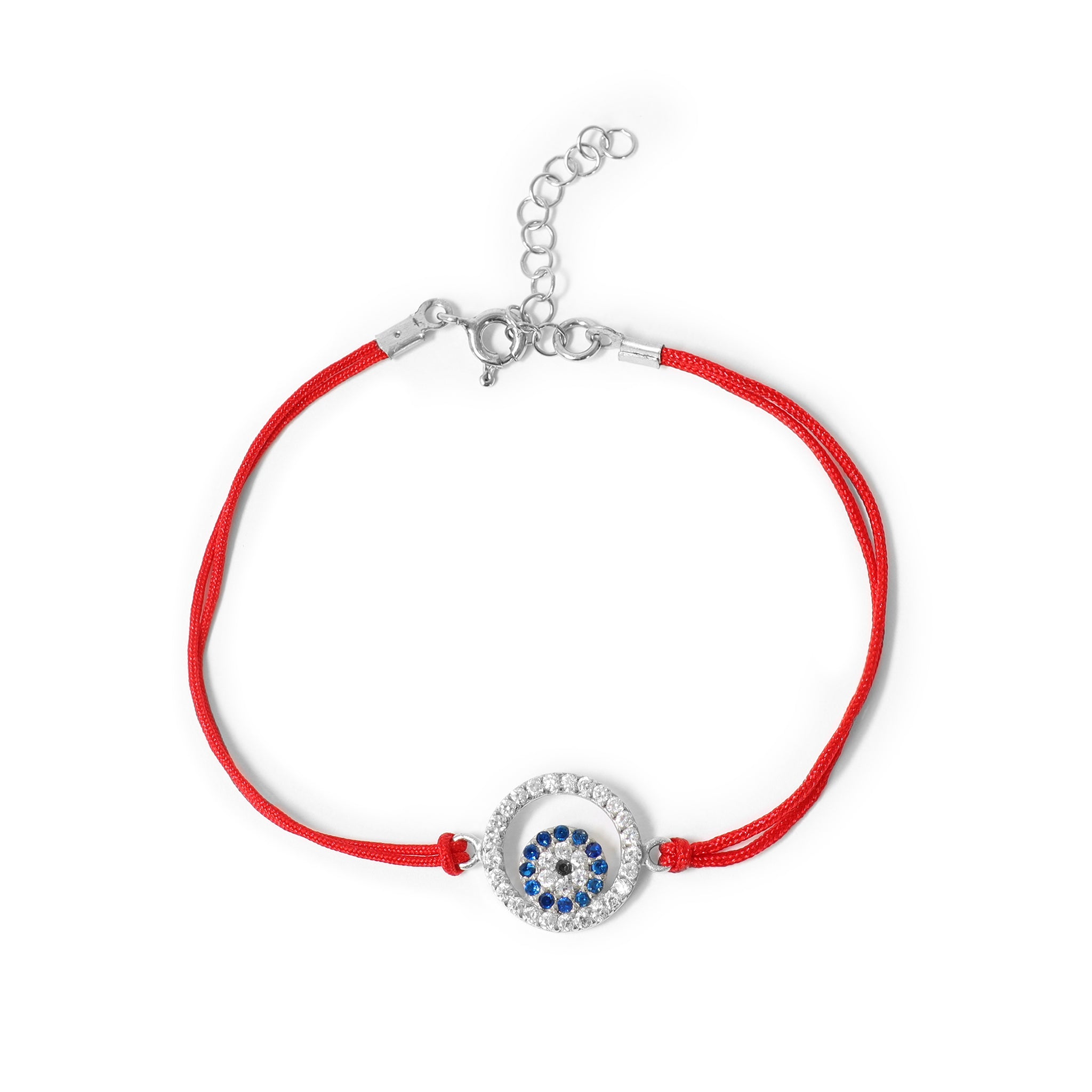 Stainless Steel CZ Evil Eye Pendant Bracelet / DIS0041、mySite、dreamappss