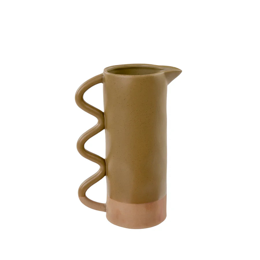  Olive Wavy Pitcher、mySite、elrpsem3k
