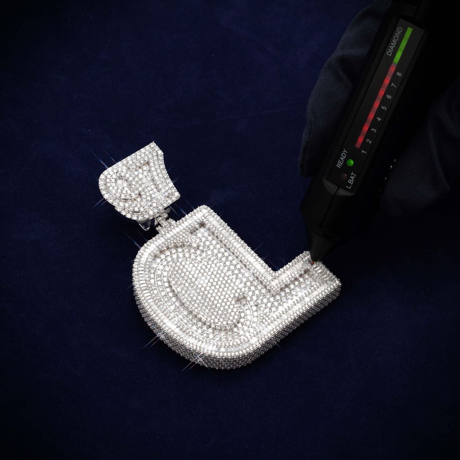 CL 97 Custom Name Moissanite Pendant 14K Gold、mySite、hinf8tx79