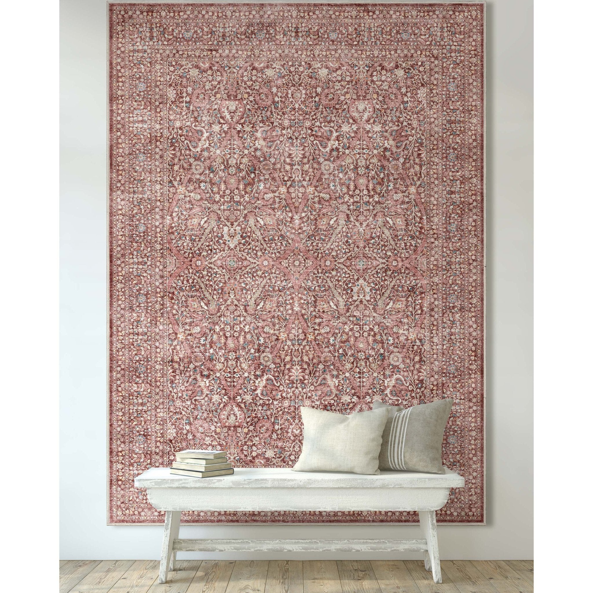 Isolde Vintage Persian Oriental Flat-Weave Rug、mySite、gigharbornorthrealestate