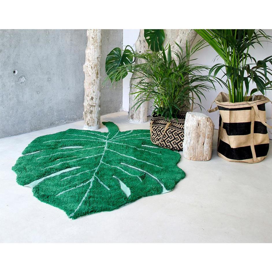 Monstera Leaf Machine Washable Area Rug、mySite、gigharbornorthrealestate