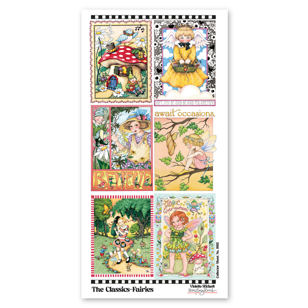  Mary Engelbreit's Classic Fairies Stickers、mySite、ghnorth
