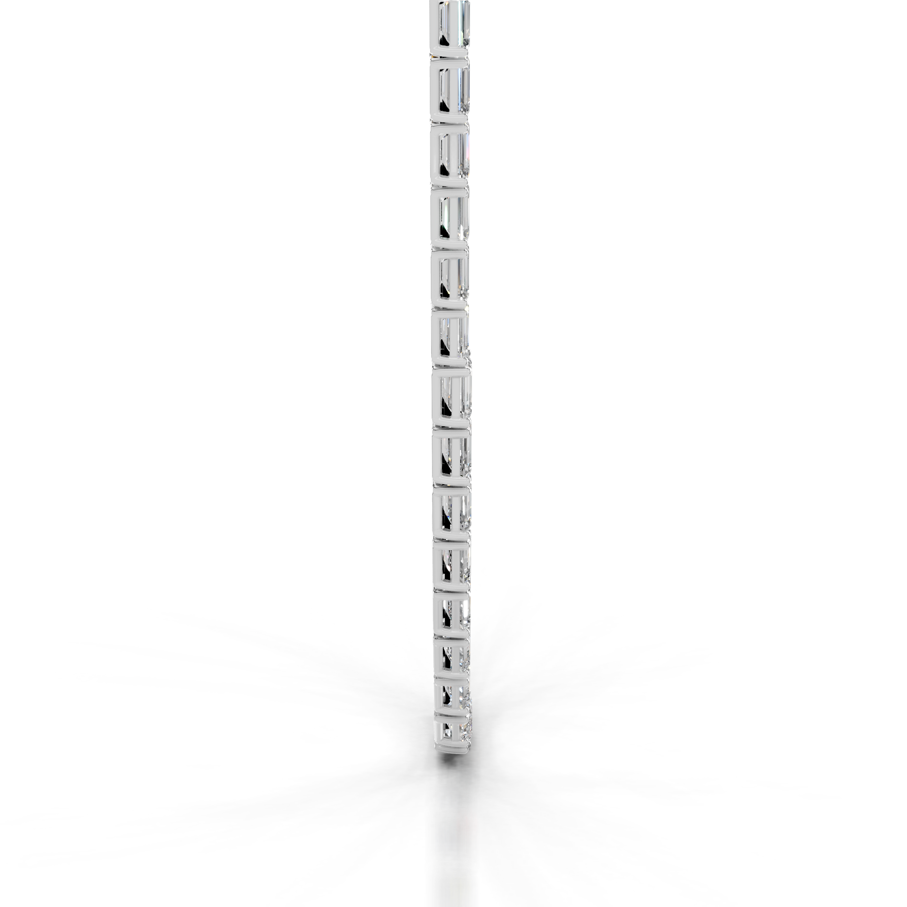 Athena Lab Grown Diamond Tennis Collier (15 Carat) -18K White Gold、mySite、hinf8tx79