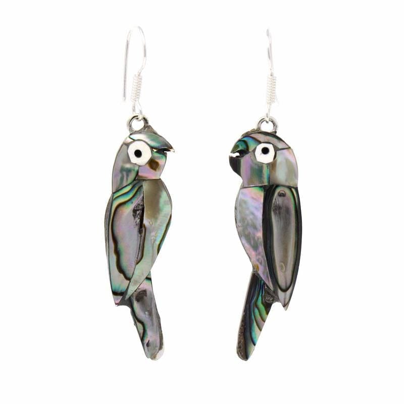 Earrings, Abalone Parrot、mySite、g9winljtr