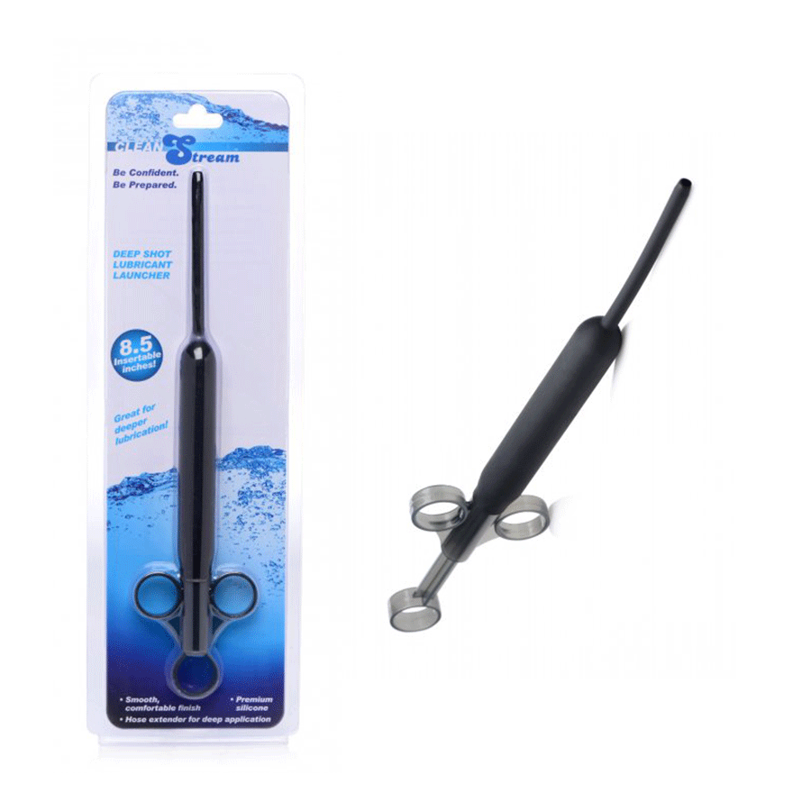 Deep Shot Silicone Black Lubricant Launcher by CleanStream、mySite、bottomscart