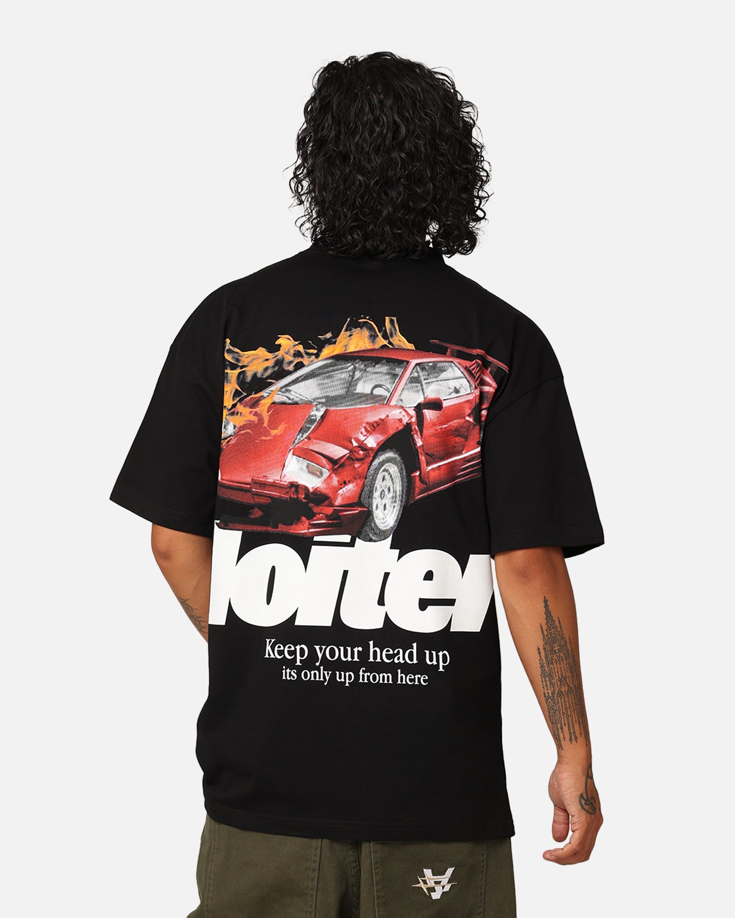 Loiter Collision T-Shirt Black、mySite、zt4zffjzw