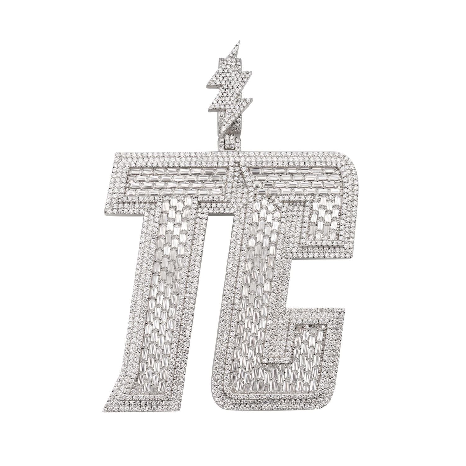 TC Custom Name Moissanite Pendant 14K Gold、mySite、hinf8tx79