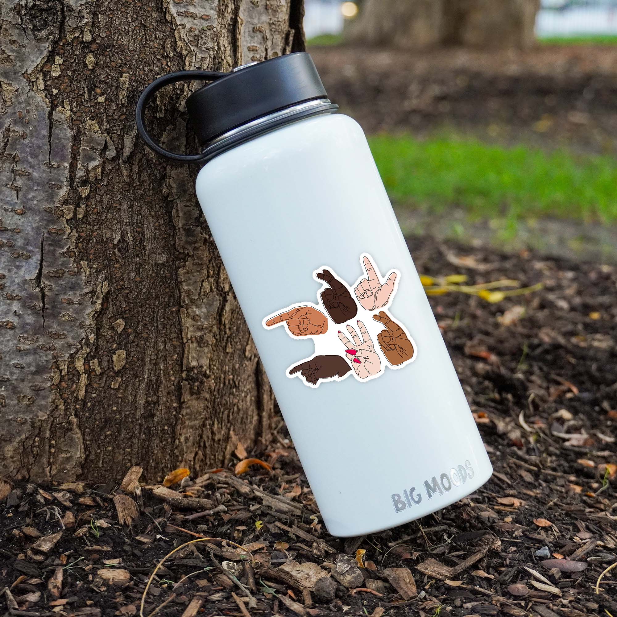  GRL PWR Sign Language Sticker、mySite、ghnorth